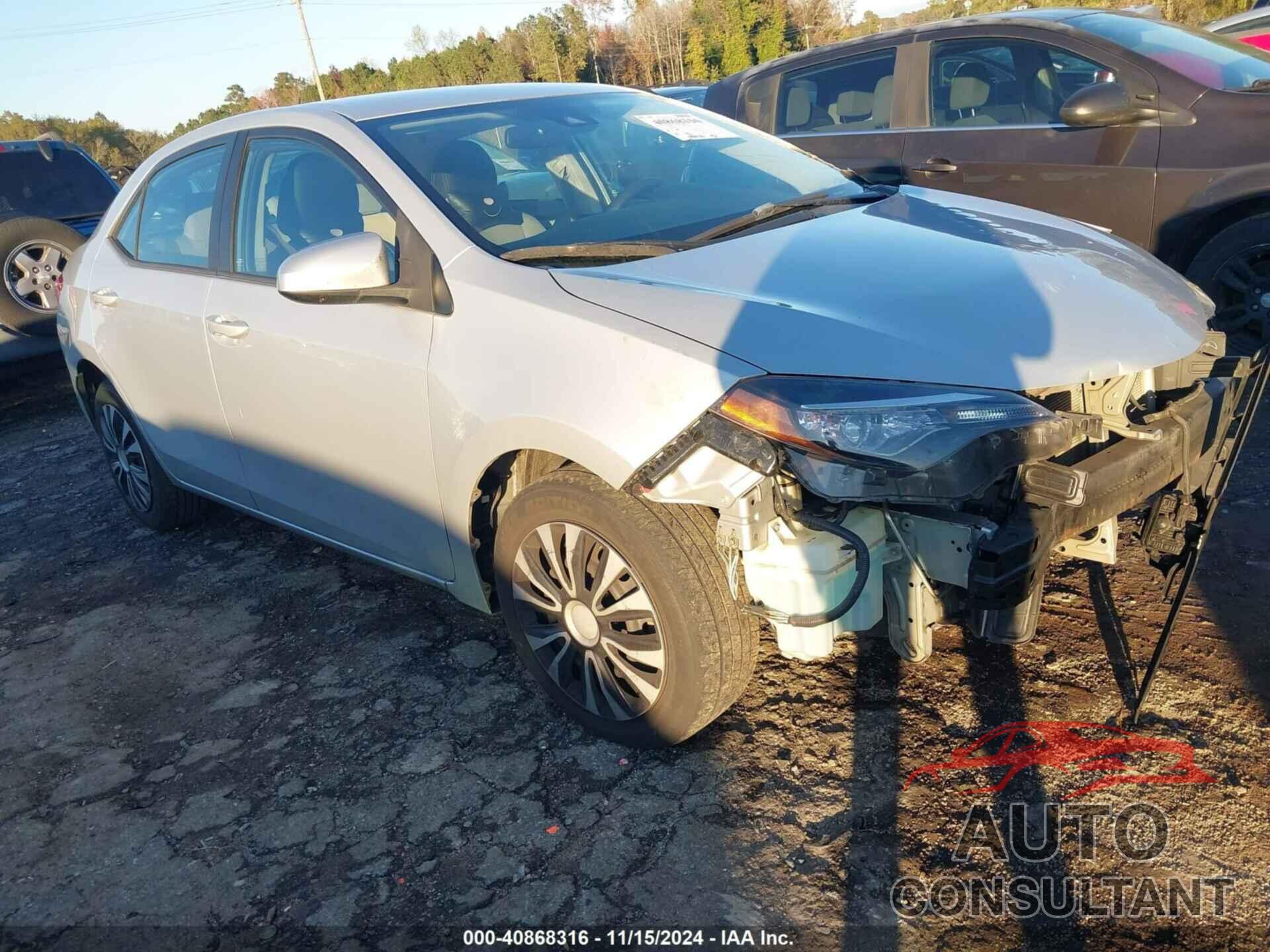 TOYOTA COROLLA 2017 - 2T1BURHE6HC817329