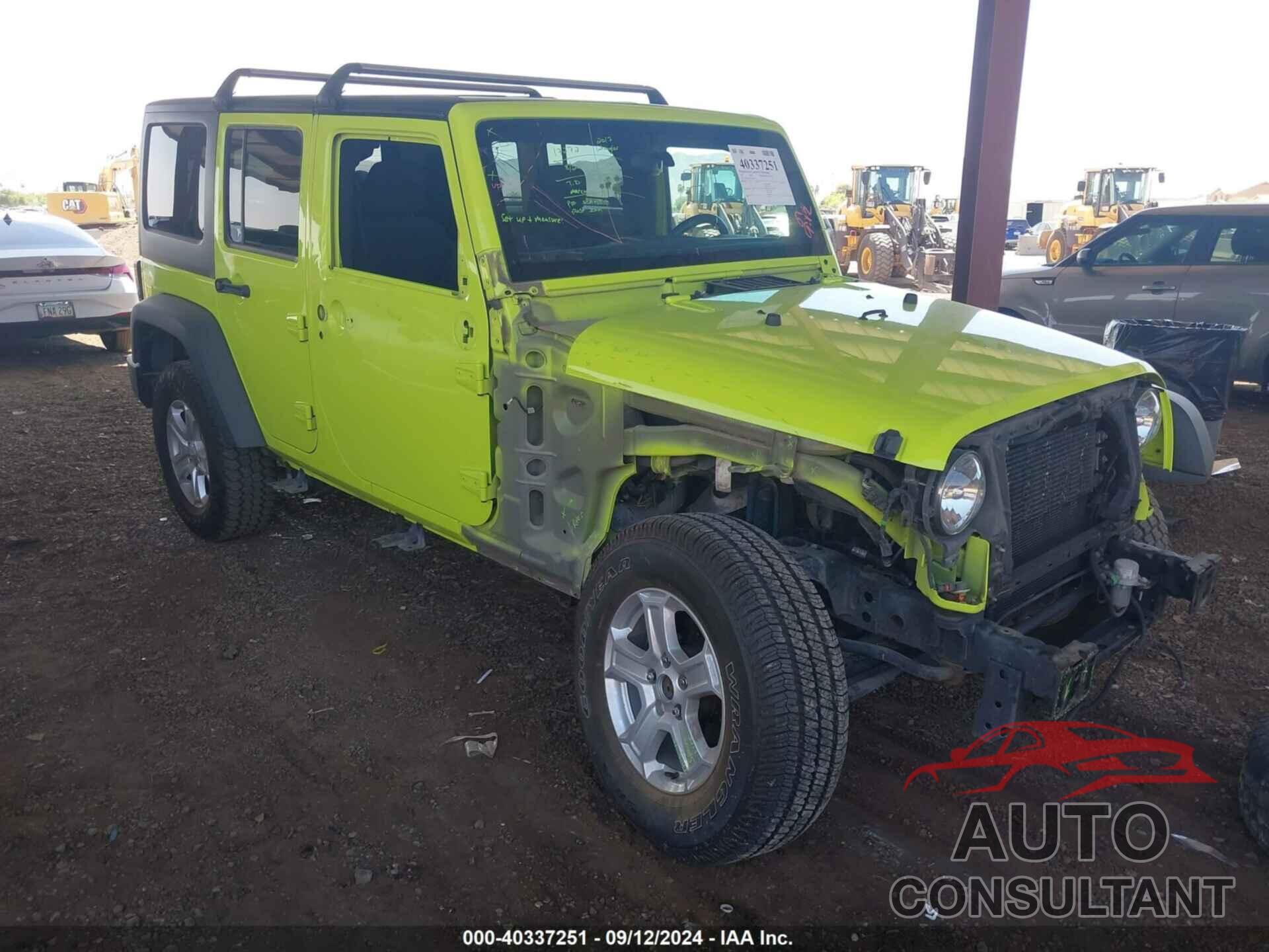 JEEP WRANGLER UNLIMITED 2017 - 1C4BJWDG5HL527705
