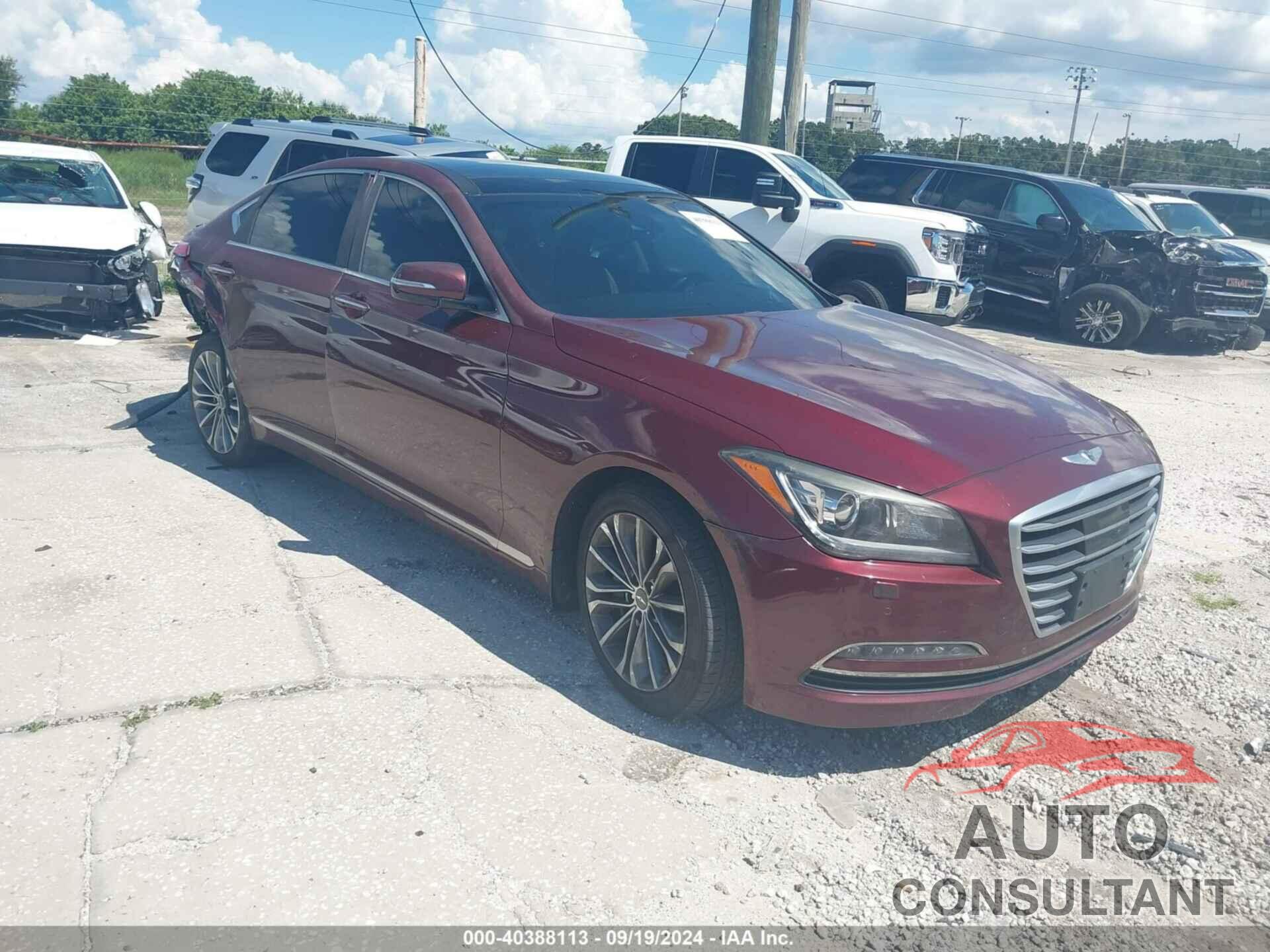 HYUNDAI GENESIS 2016 - KMHGN4JE5GU108260