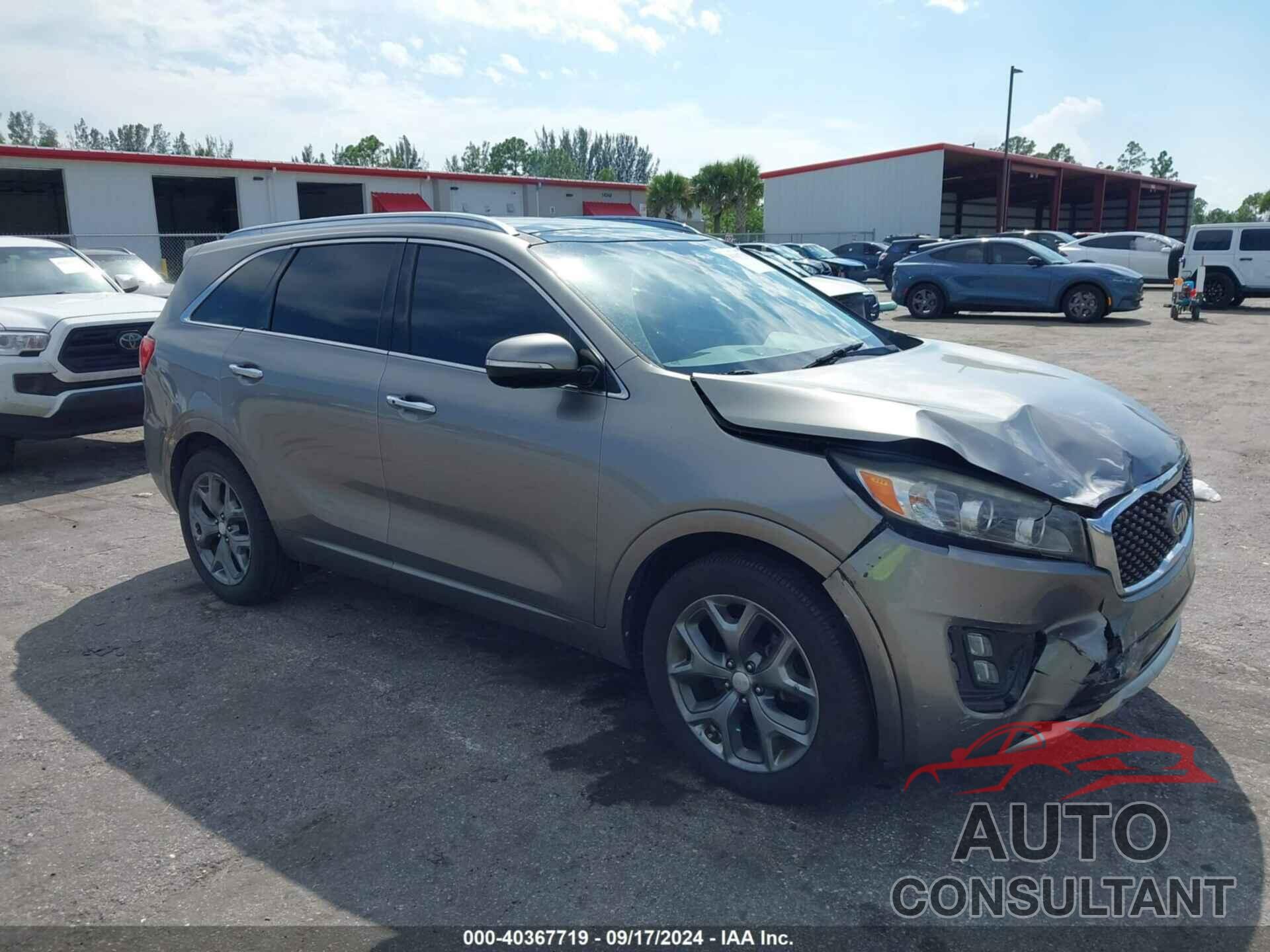 KIA SORENTO 2016 - 5XYPK4A16GG053457