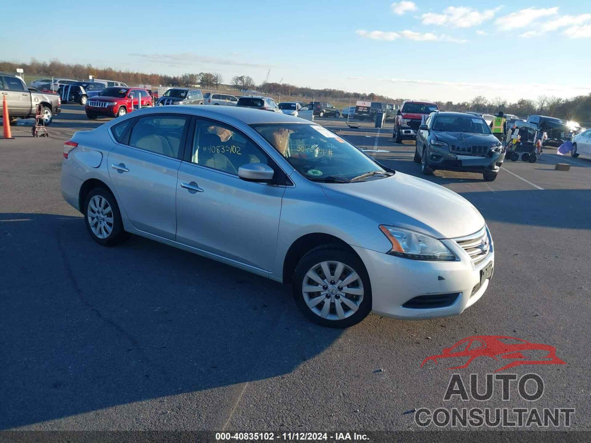 NISSAN SENTRA 2014 - 3N1AB7AP6EY262902