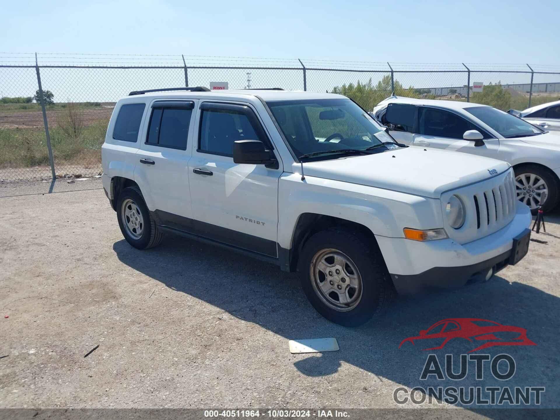 JEEP PATRIOT 2016 - 1C4NJPBA0GD554479