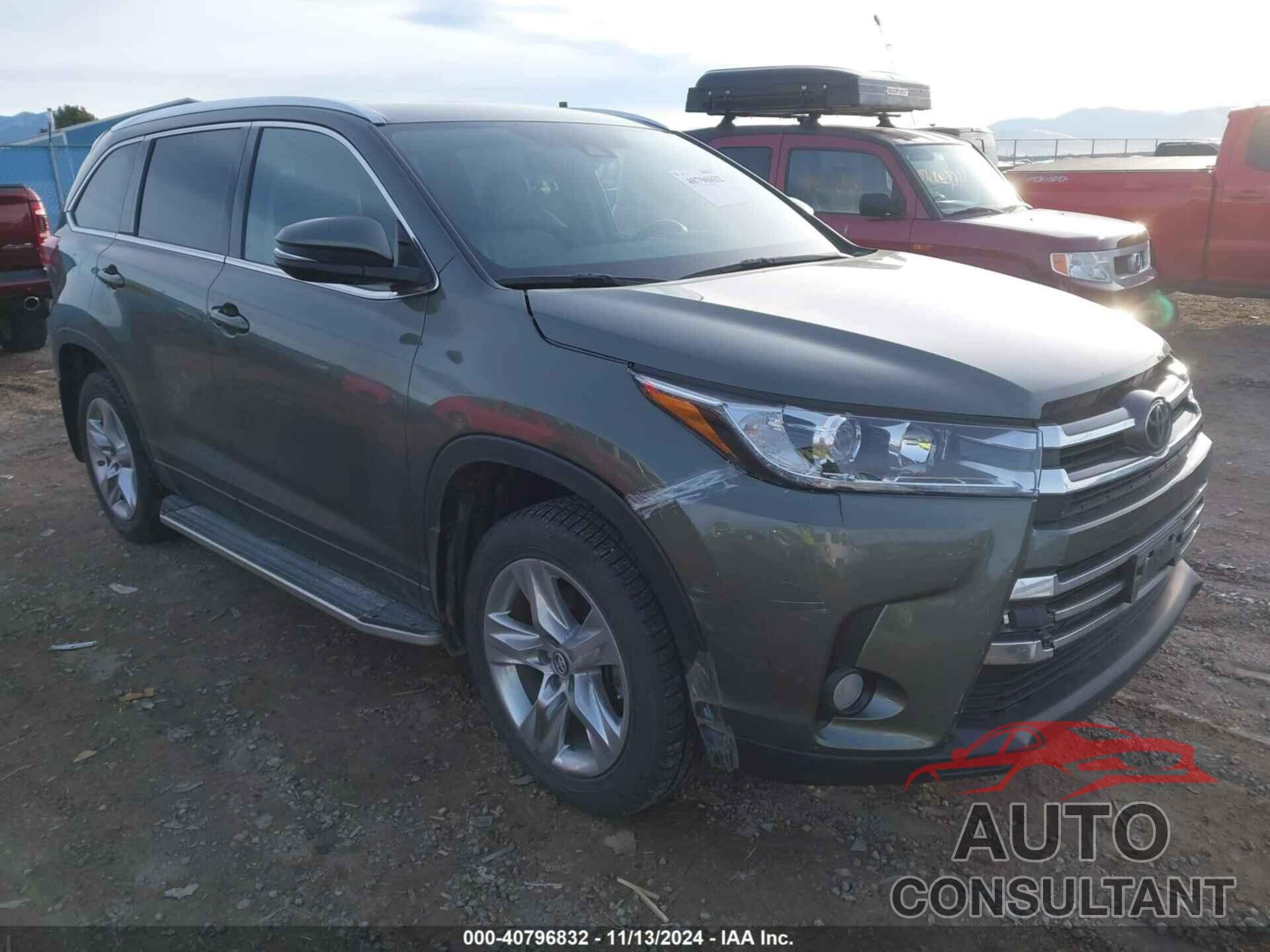 TOYOTA HIGHLANDER 2017 - 5TDDZRFH2HS384333