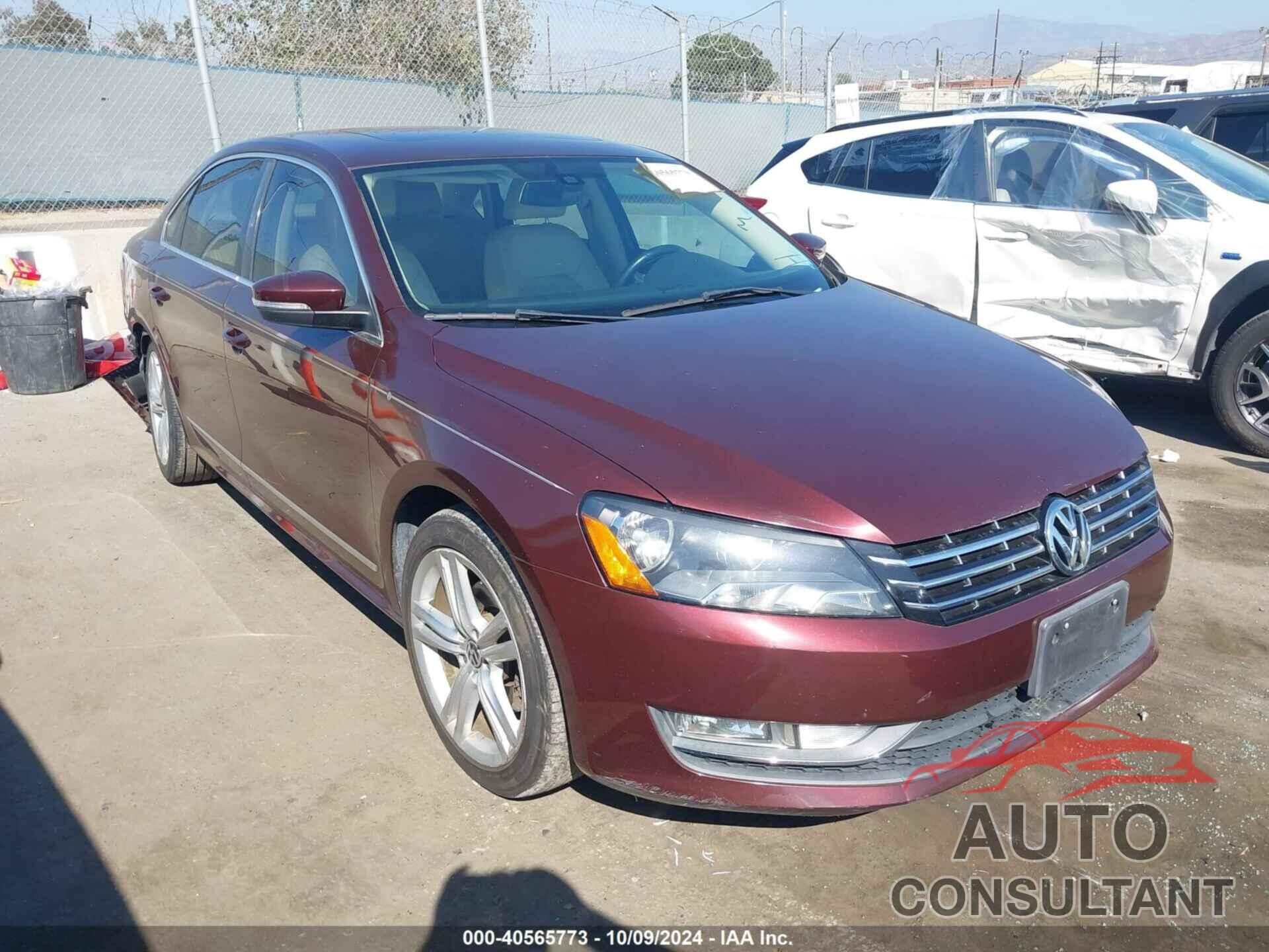 VOLKSWAGEN PASSAT 2014 - 1VWCN7A35EC012762