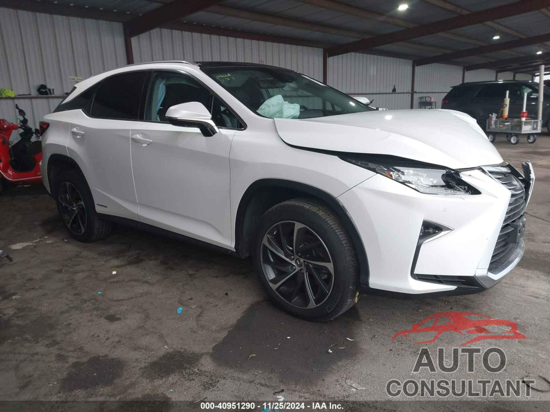 LEXUS RX 450H 2018 - 2T2BGMCAXJC027726