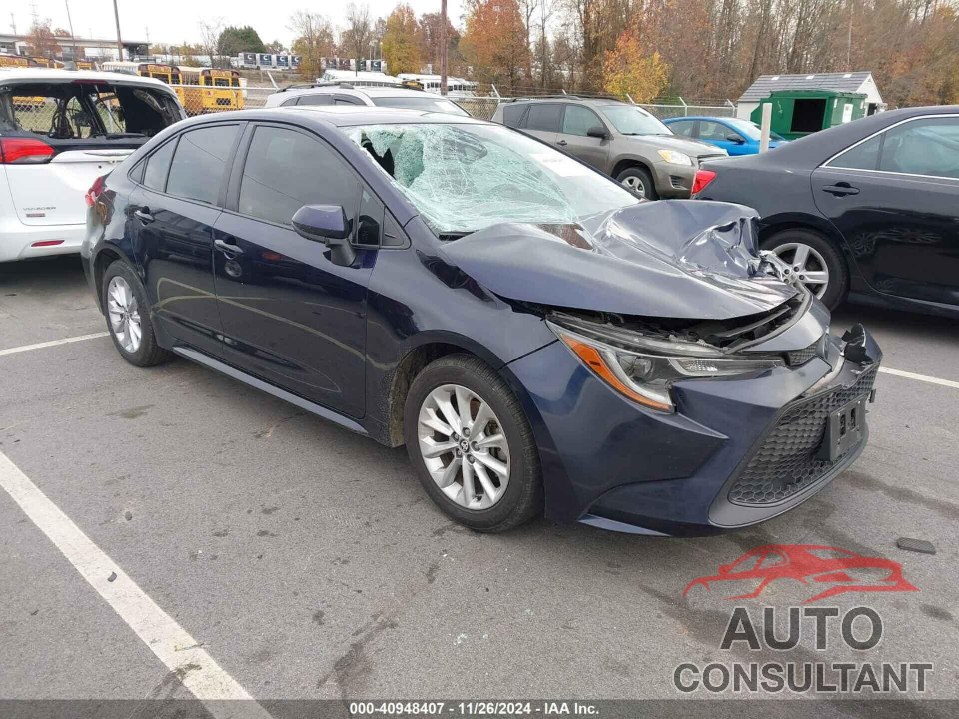 TOYOTA COROLLA 2020 - JTDHPRAE0LJ038484