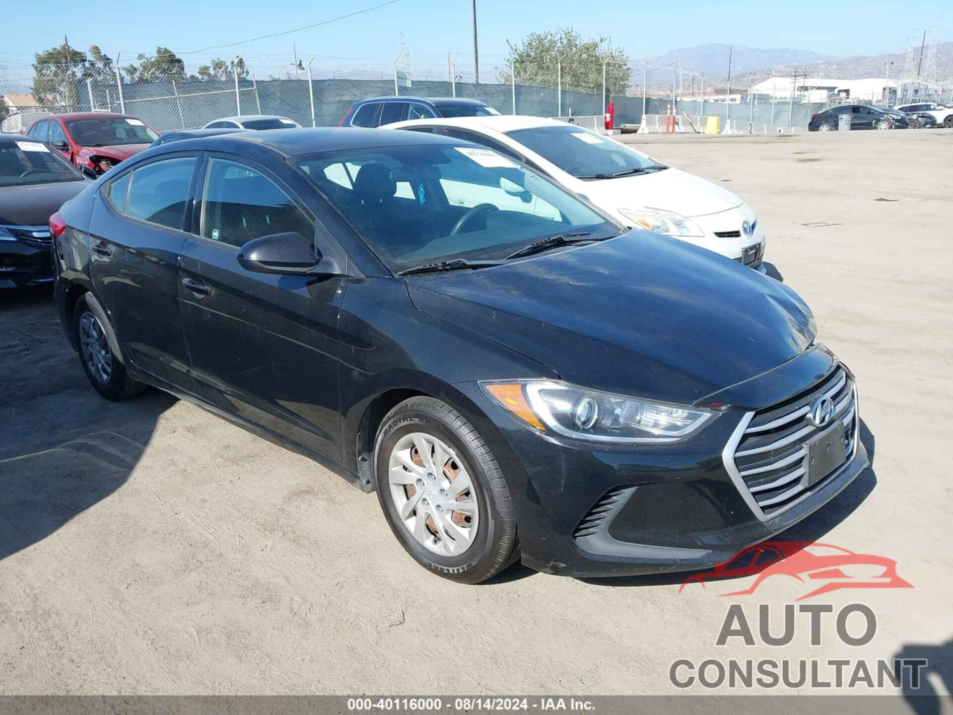 HYUNDAI ELANTRA 2018 - 5NPD74LF1JH237248