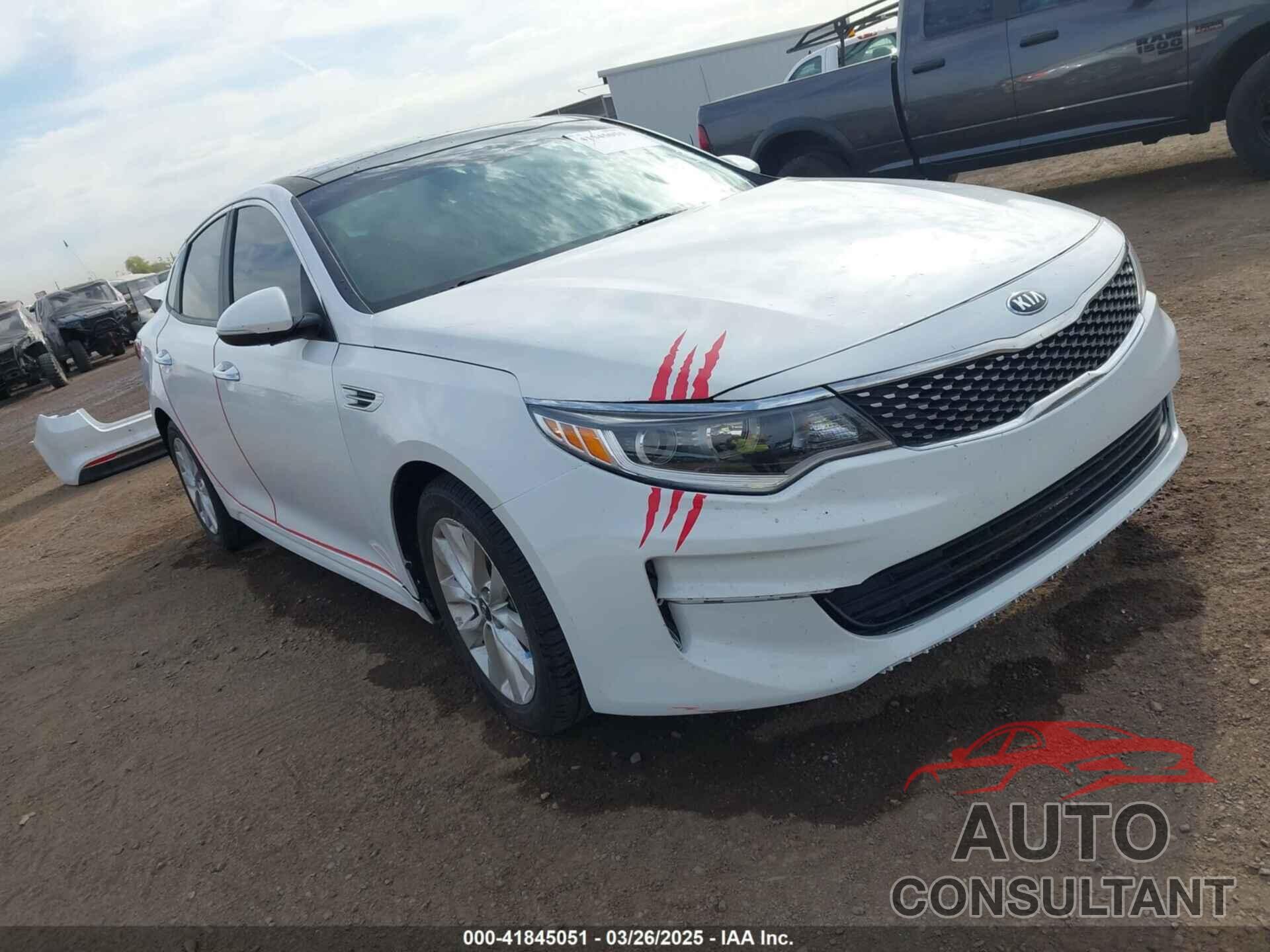 KIA OPTIMA 2016 - 5XXGU4L38GG066367