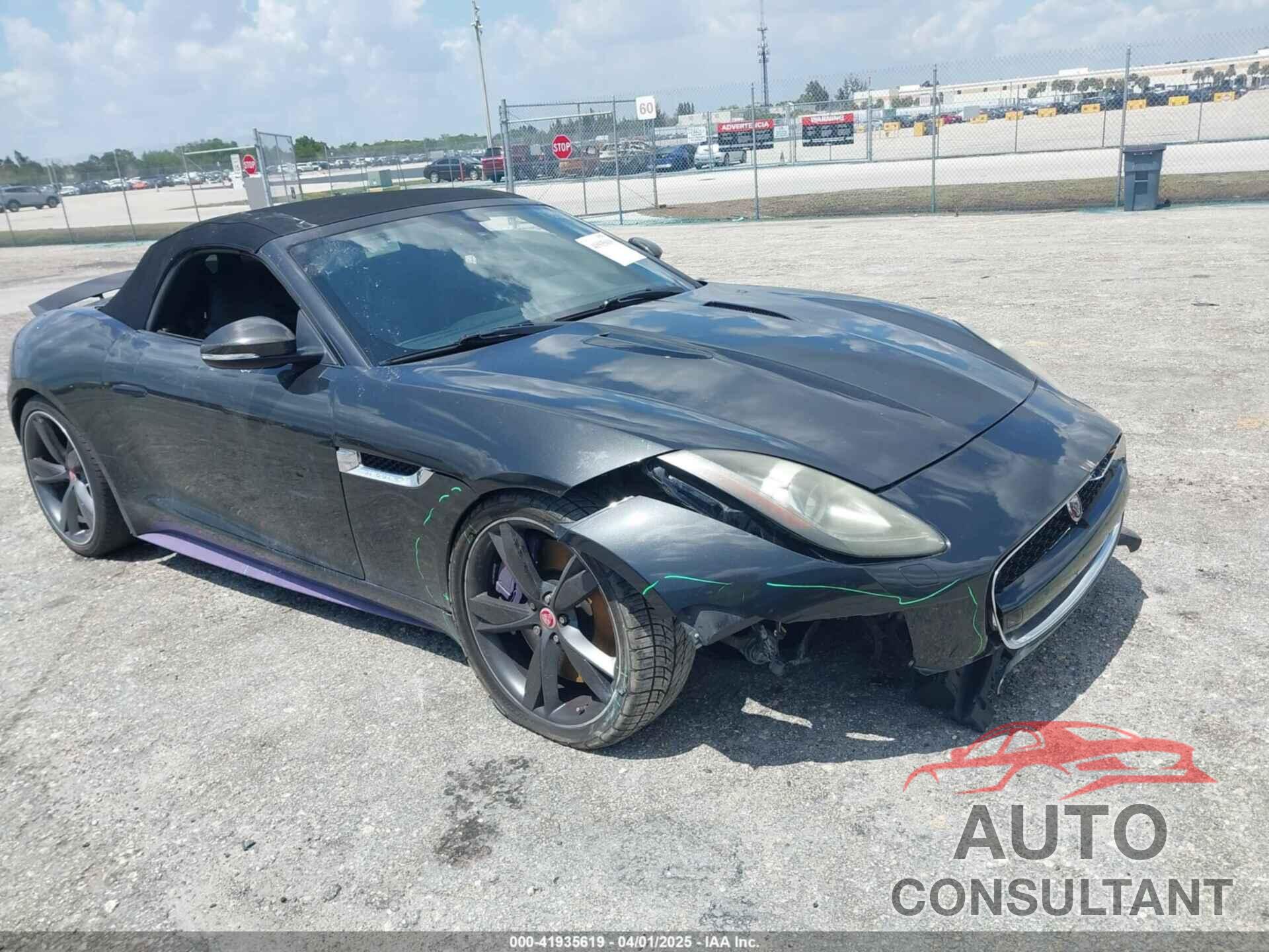JAGUAR F-TYPE 2015 - SAJWA6GL0FMK21787