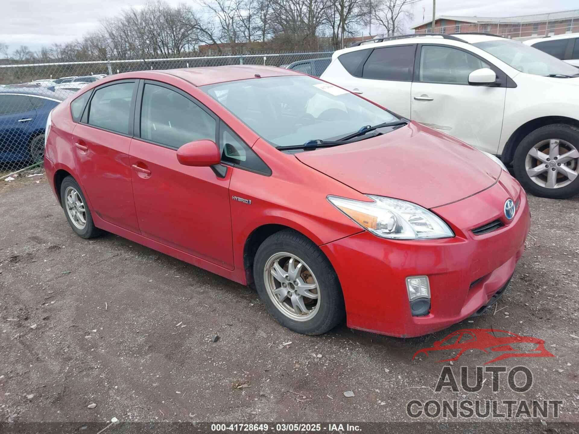 TOYOTA PRIUS 2011 - JTDKN3DU5B1445677