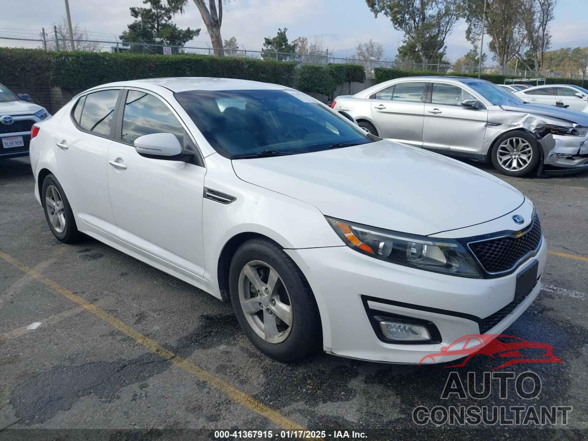 KIA OPTIMA 2015 - KNAGM4A7XF5634155