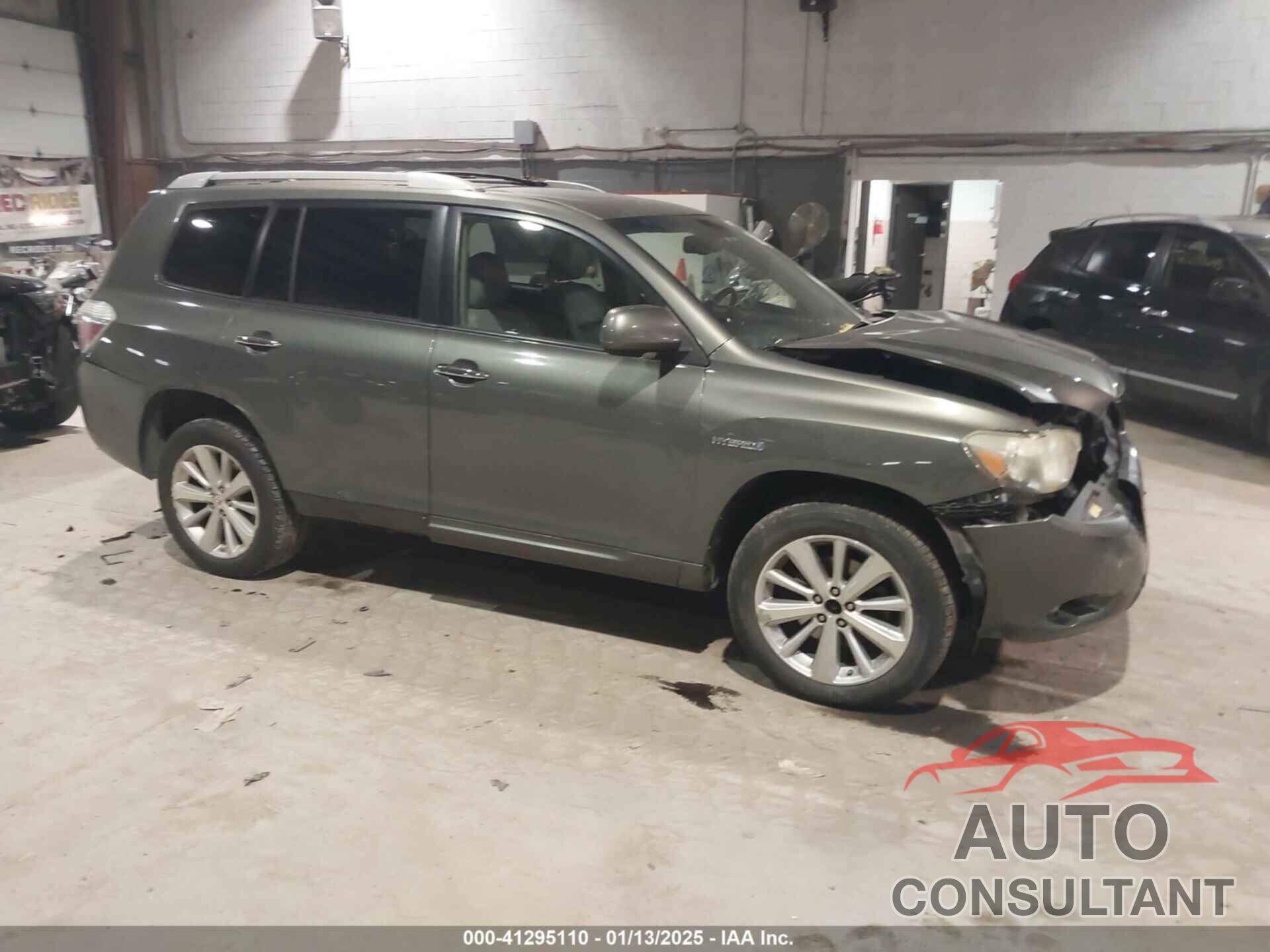 TOYOTA HIGHLANDER HYBRID 2009 - JTEEW44AX92025998