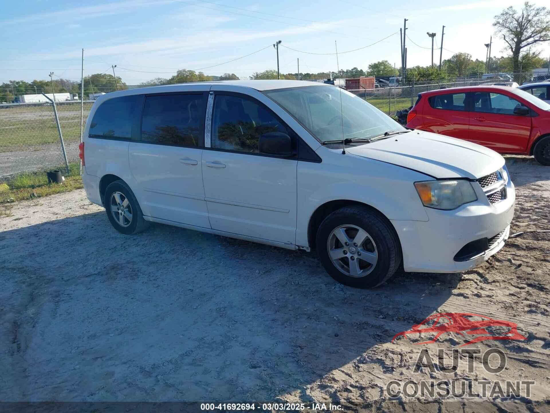 DODGE GRAND CARAVAN 2012 - 2C4RDGBG1CR218148