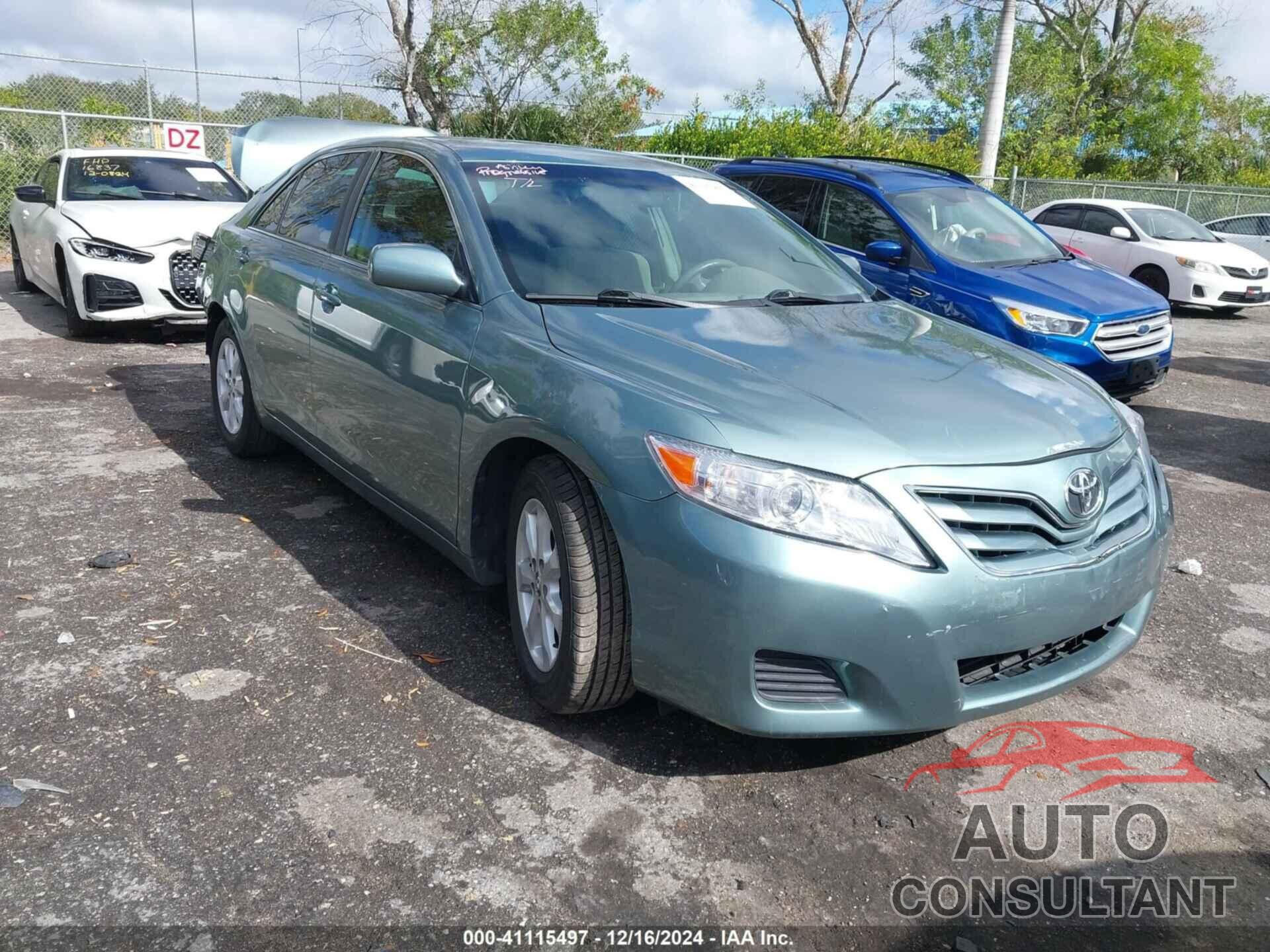 TOYOTA CAMRY 2010 - 4T1BF3EK6AU562591