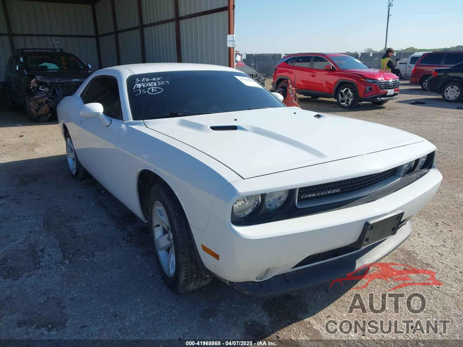 DODGE CHALLENGER 2013 - 2C3CDYAG7DH540656