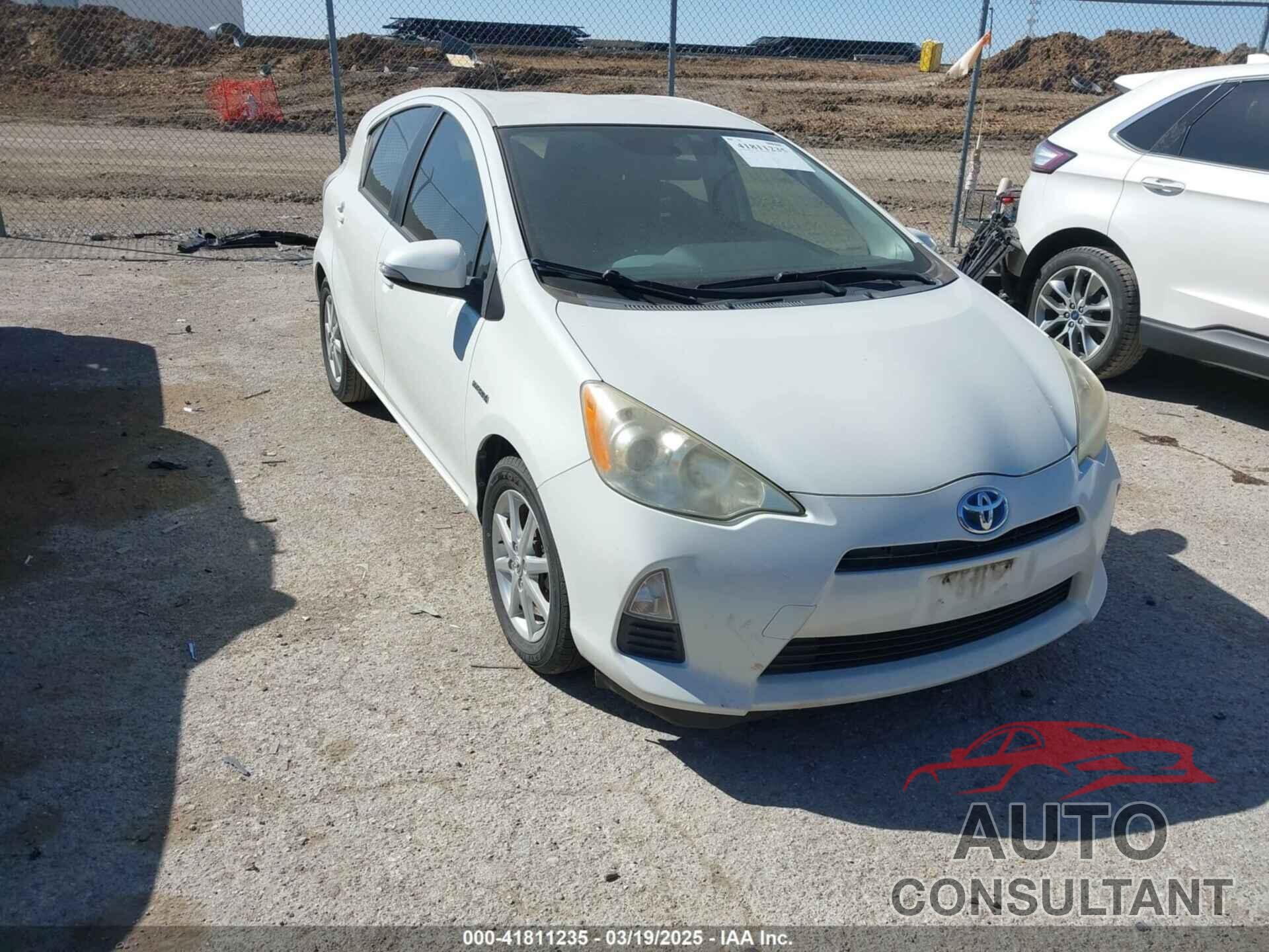 TOYOTA PRIUS C 2012 - JTDKDTB30C1008863