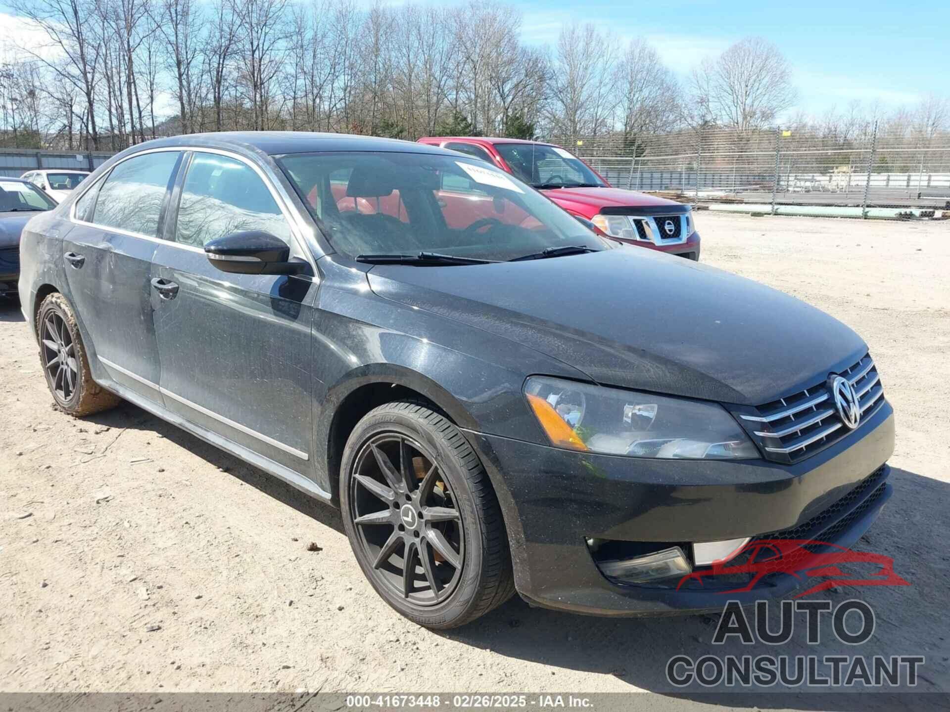 VOLKSWAGEN PASSAT 2012 - 1VWCN7A38CC062276