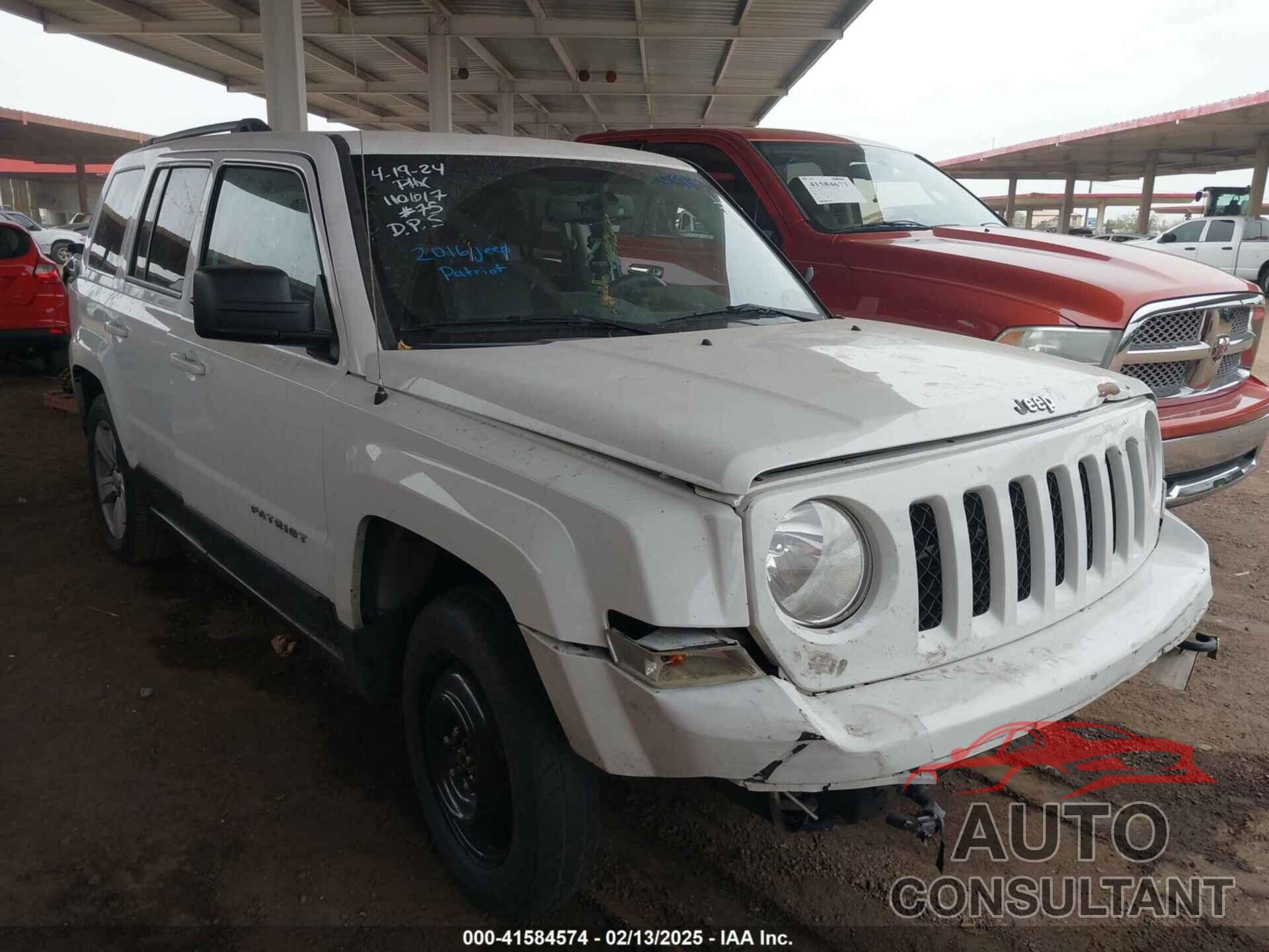 JEEP PATRIOT 2016 - 1C4NJPFA6GD633133