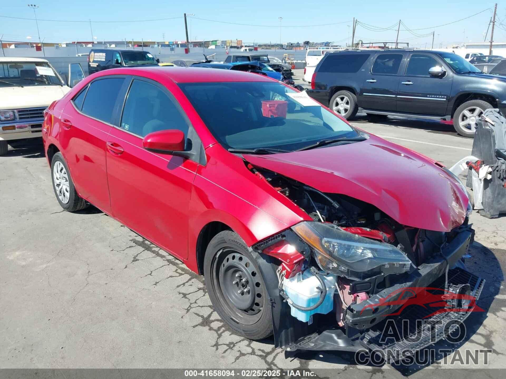 TOYOTA COROLLA 2017 - 5YFBURHE8HP637155
