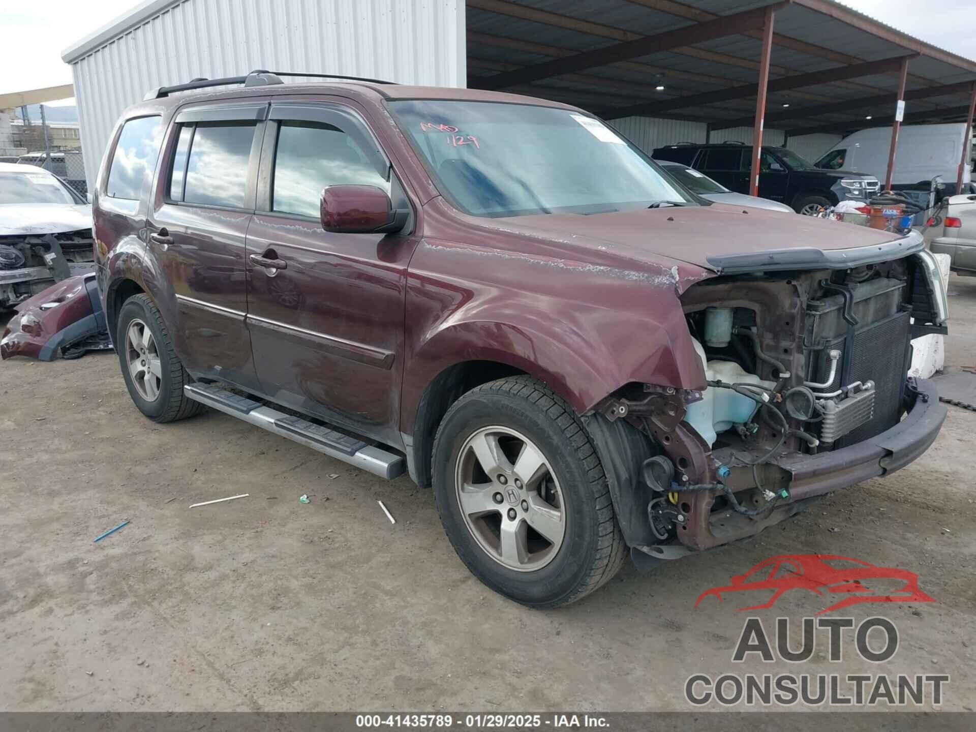 HONDA PILOT 2009 - 5FNYF48499B056484