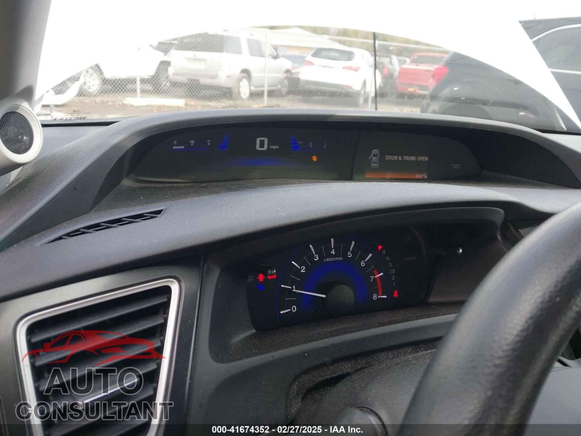 HONDA CIVIC 2013 - 2HGFG3B56DH509495