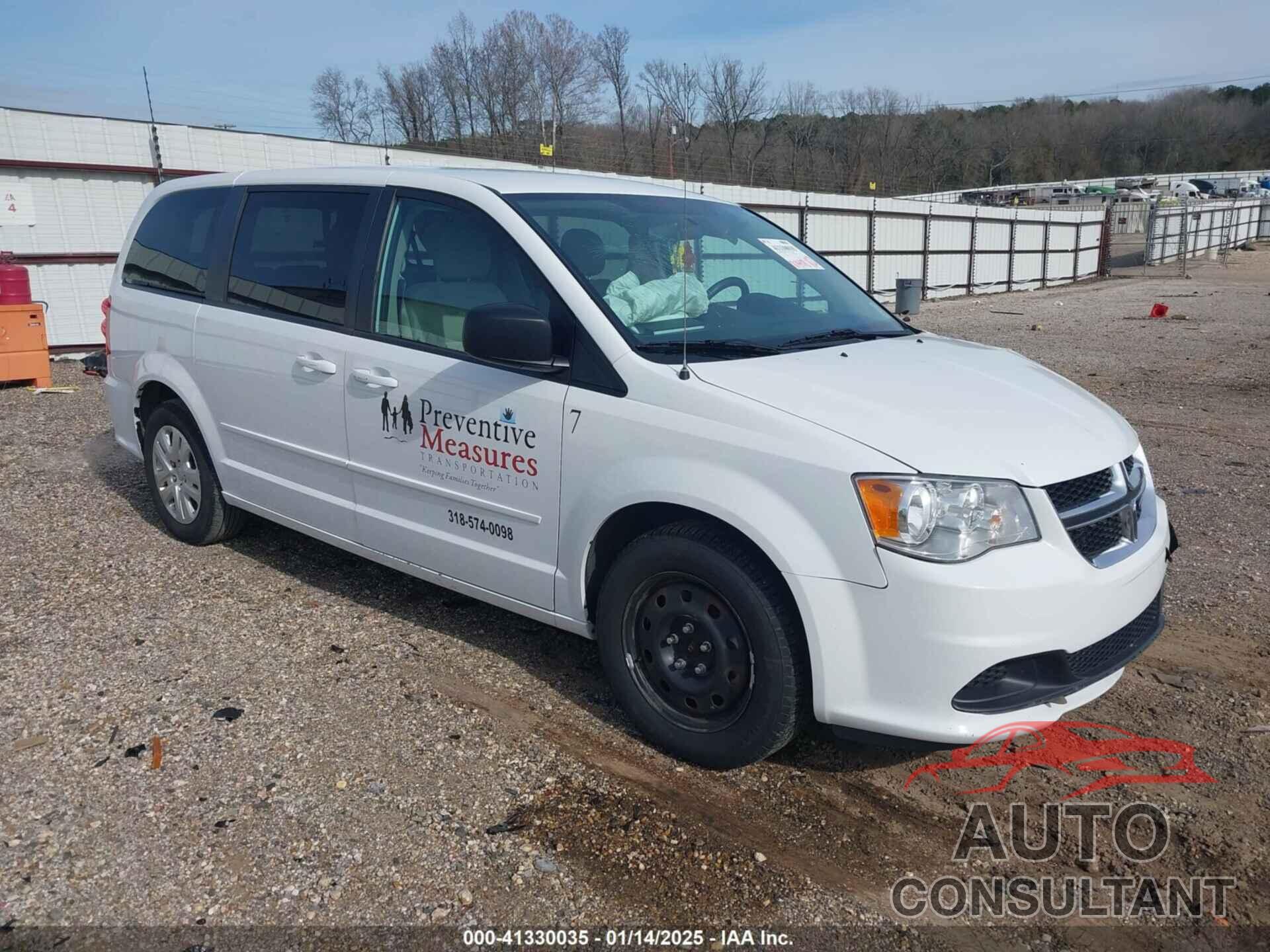 DODGE GRAND CARAVAN 2017 - 2C4RDGBG5HR726338