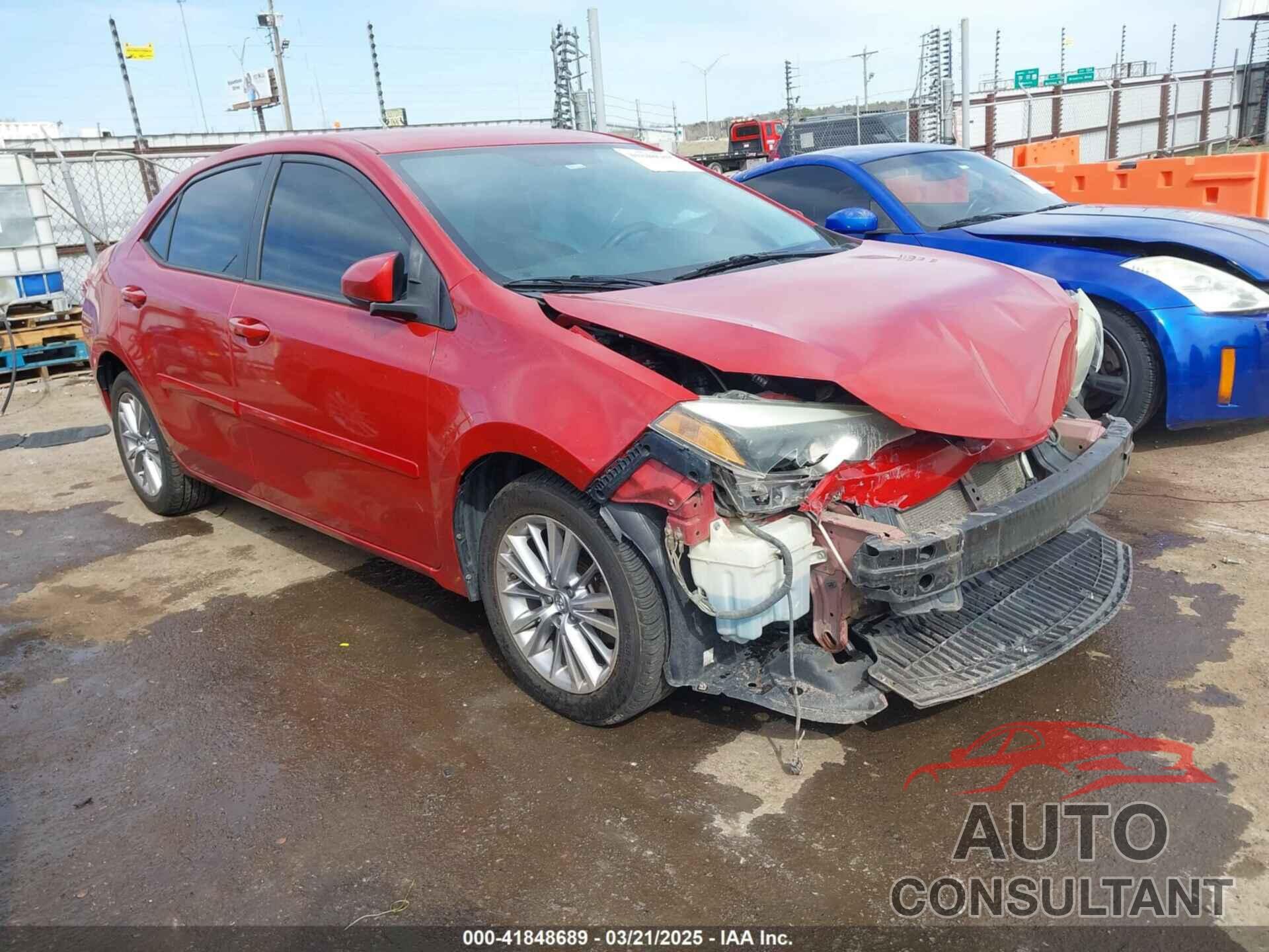 TOYOTA COROLLA 2015 - 5YFBURHE2FP353629