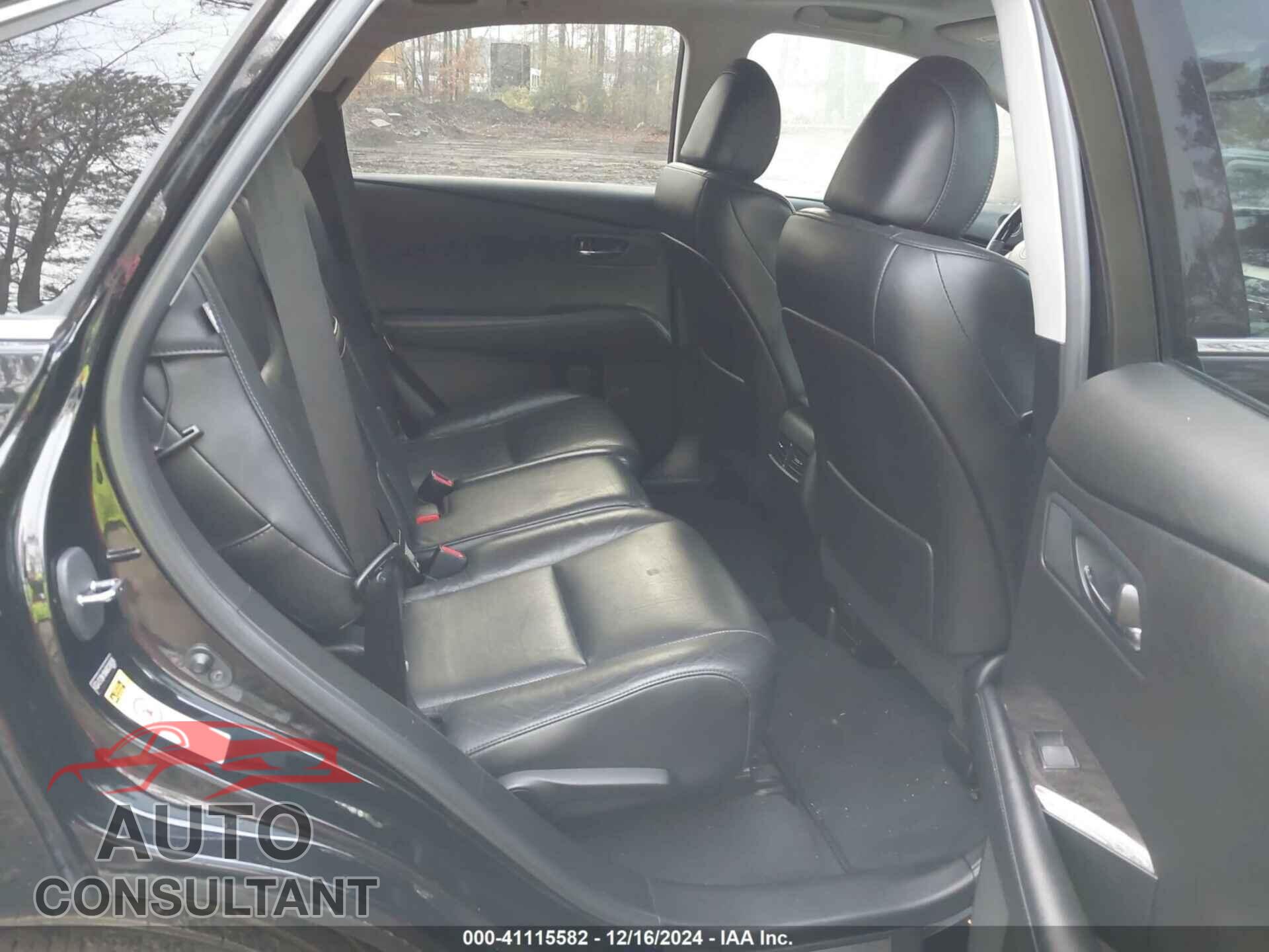 LEXUS RX 350 2013 - 2T2BK1BA6DC200595