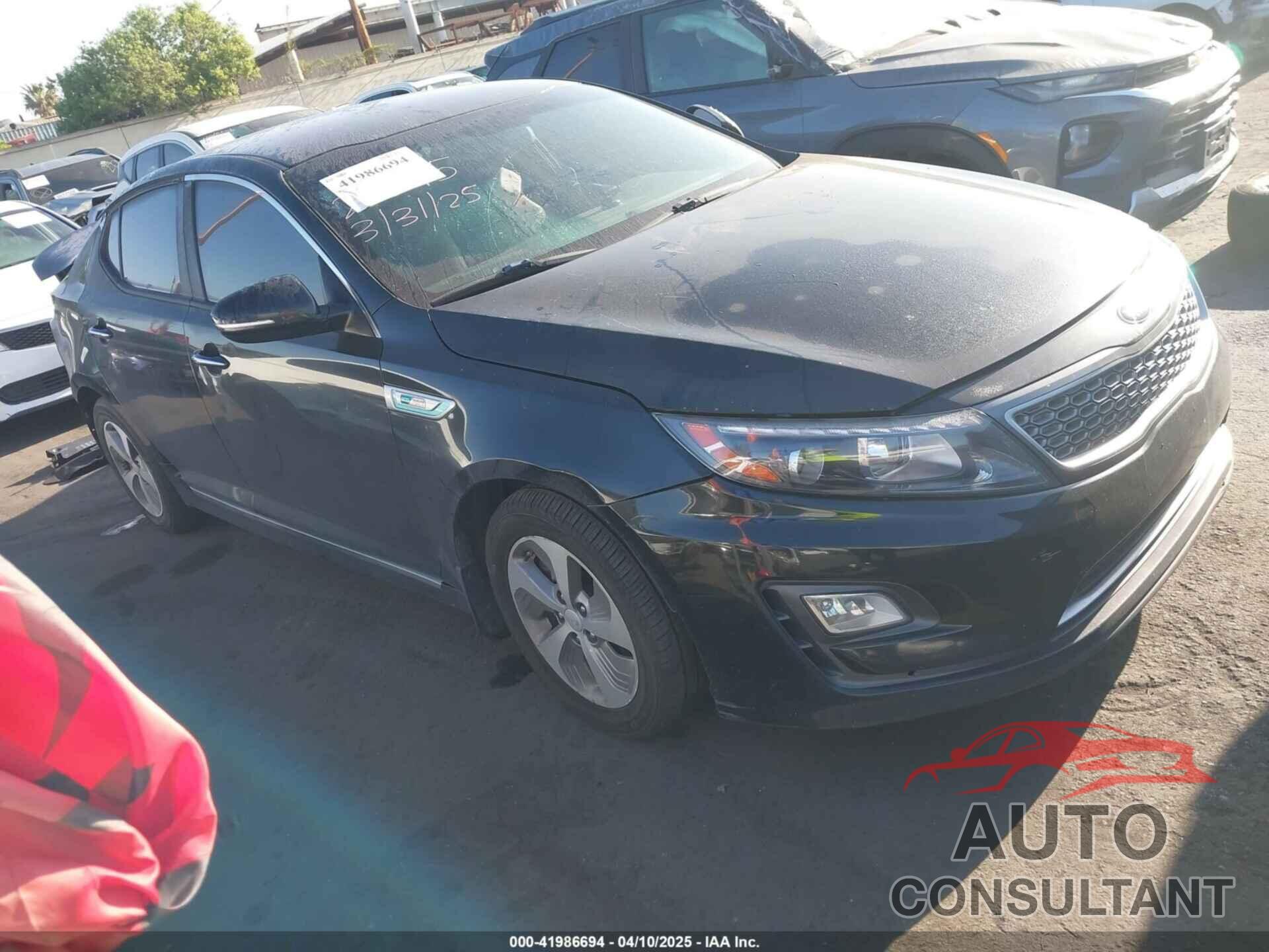 KIA OPTIMA HYBRID 2016 - KNAGM4ADXG5096533
