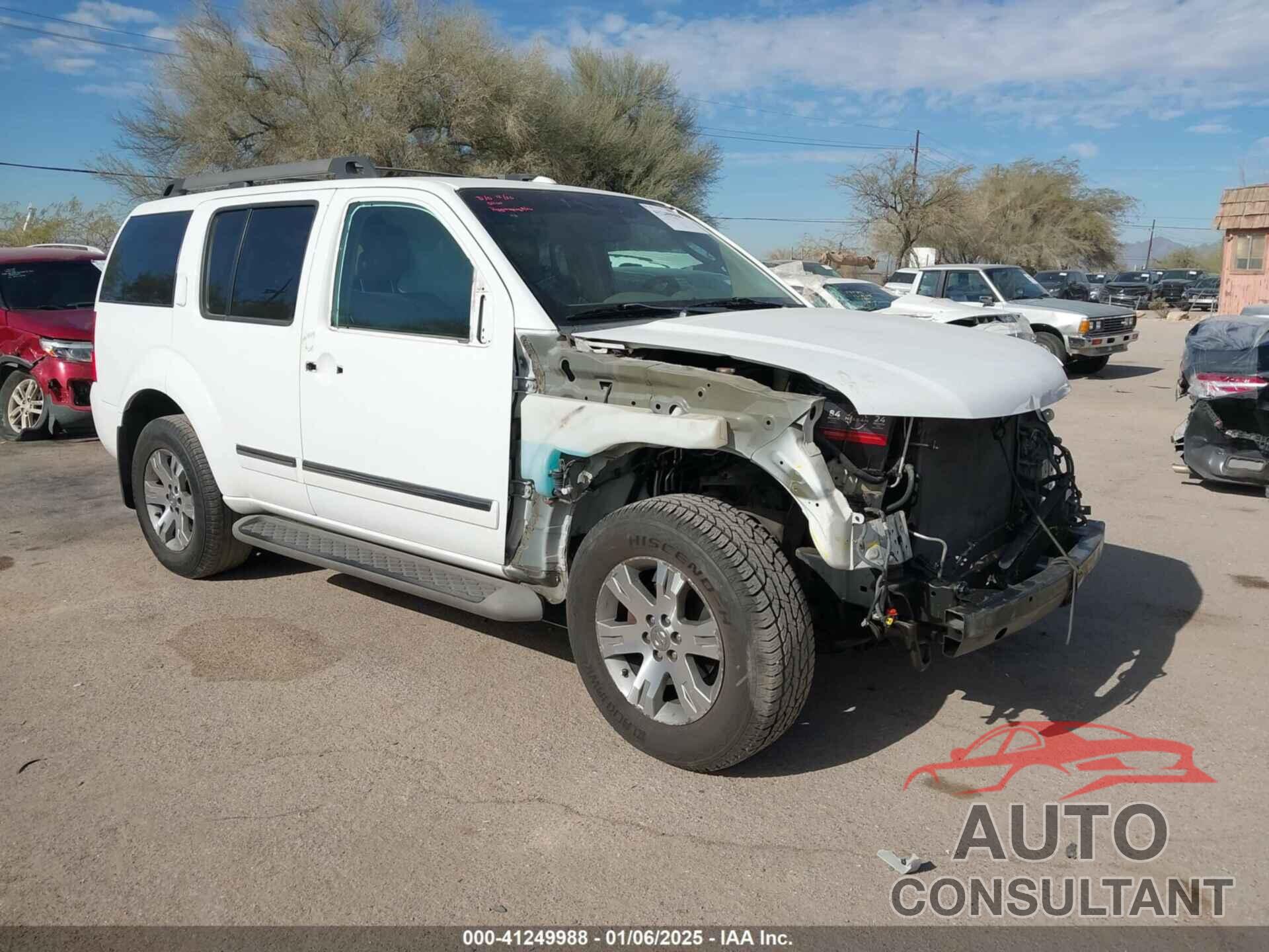 NISSAN PATHFINDER 2011 - 5N1AR1NB8BC621588