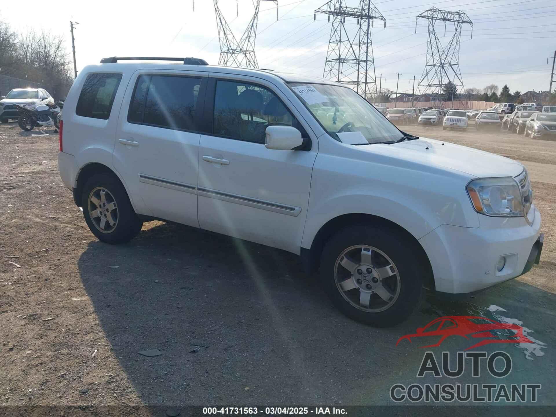 HONDA PILOT 2011 - 5FNYF4H91BB106537