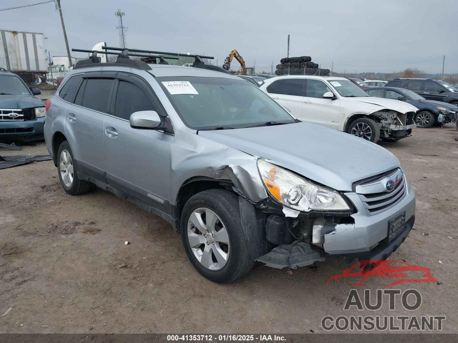 SUBARU OUTBACK 2012 - 4S4BRBFC3C1298792