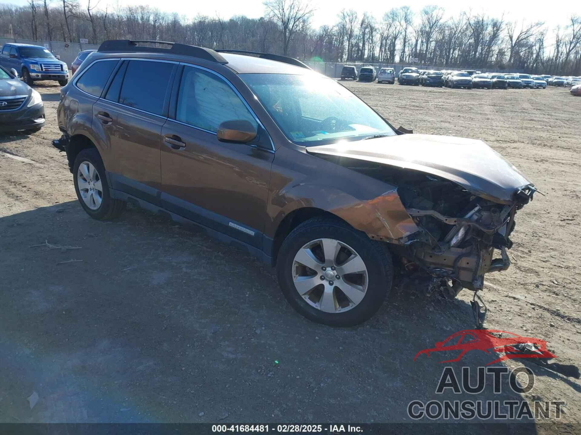 SUBARU OUTBACK 2011 - 4S4BRBCC3B3413690