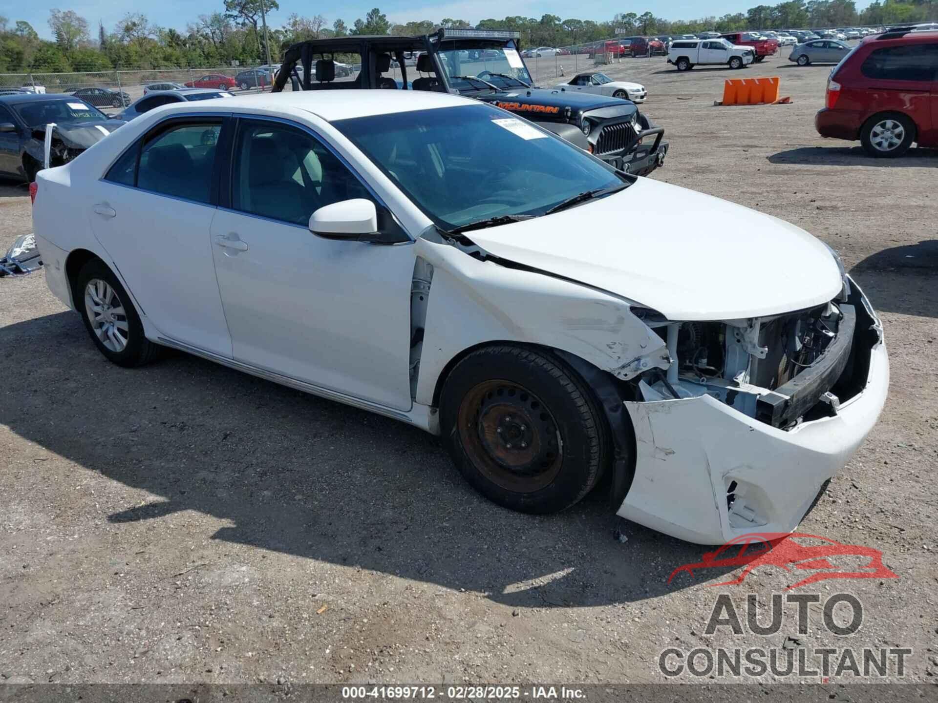 TOYOTA CAMRY 2012 - 4T1BF1FKXCU545427