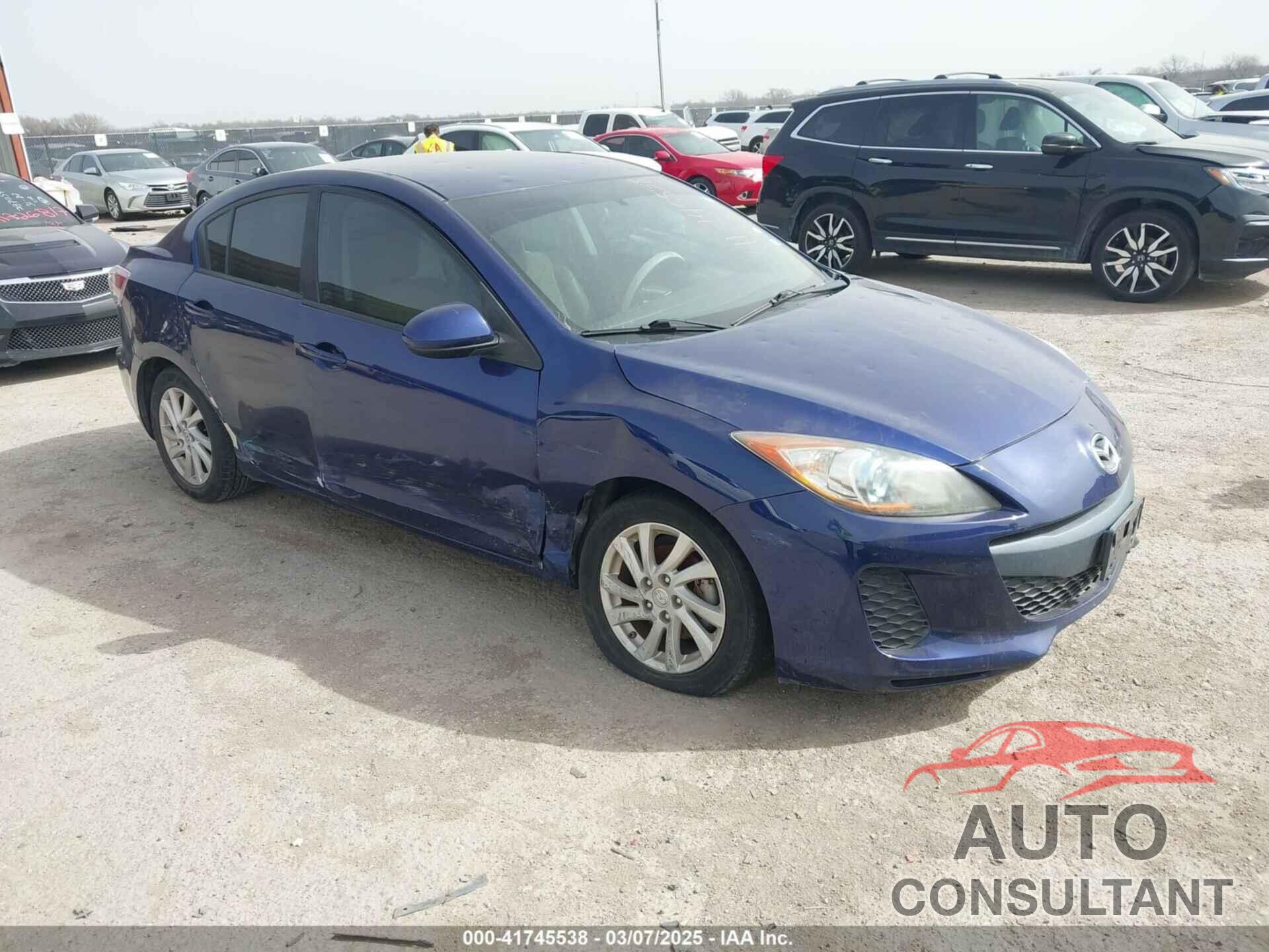 MAZDA MAZDA3 2012 - JM1BL1V70C1549627