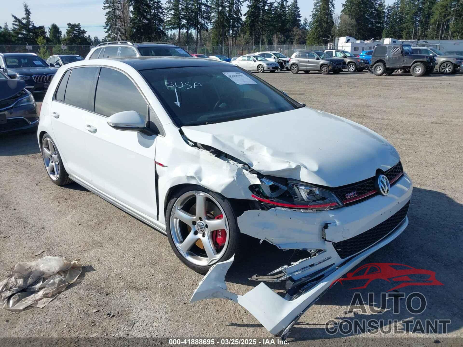 VOLKSWAGEN GOLF GTI 2016 - 3VW447AU7GM021044