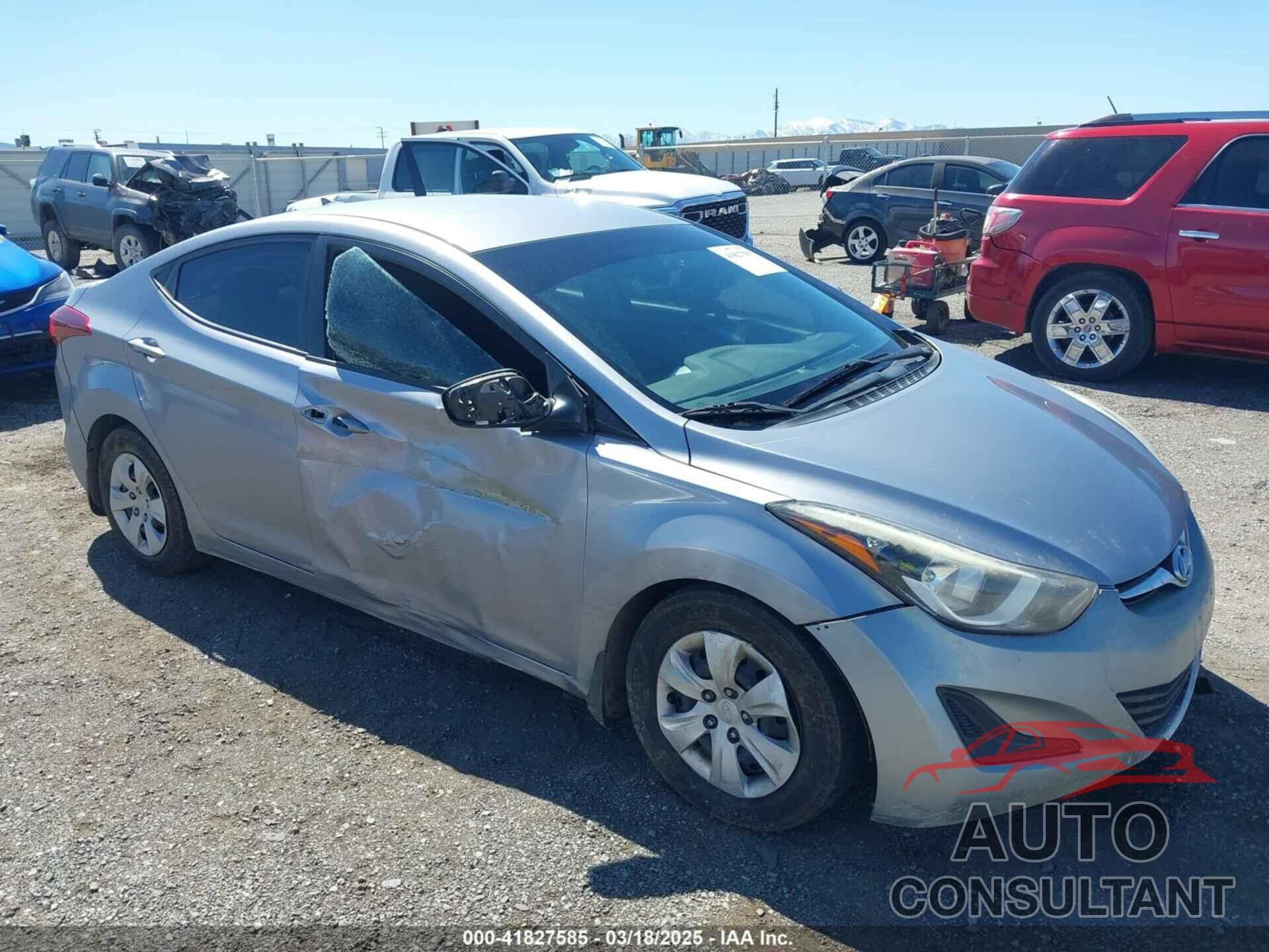 HYUNDAI ELANTRA 2016 - 5NPDH4AE8GH721806