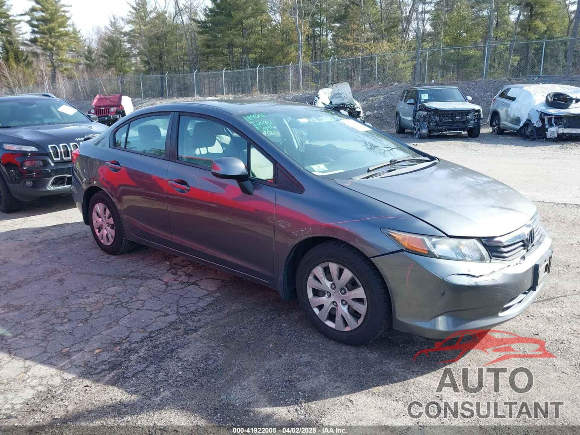 HONDA CIVIC 2012 - 2HGFB2F57CH311428