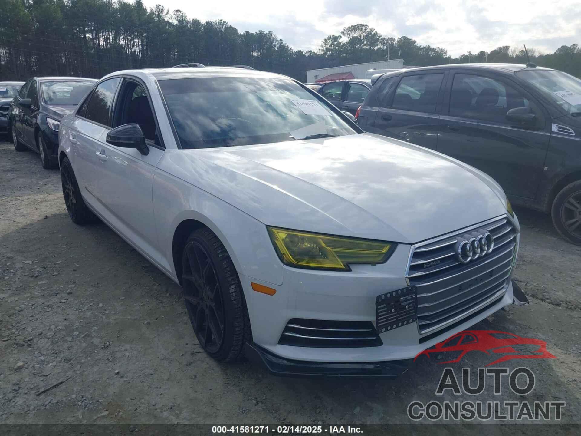 AUDI A4 2017 - WAUANAF4XHN024694