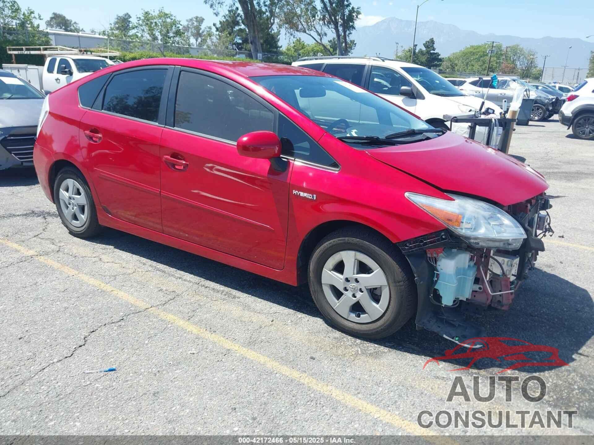 TOYOTA PRIUS 2011 - JTDKN3DU5B5322051