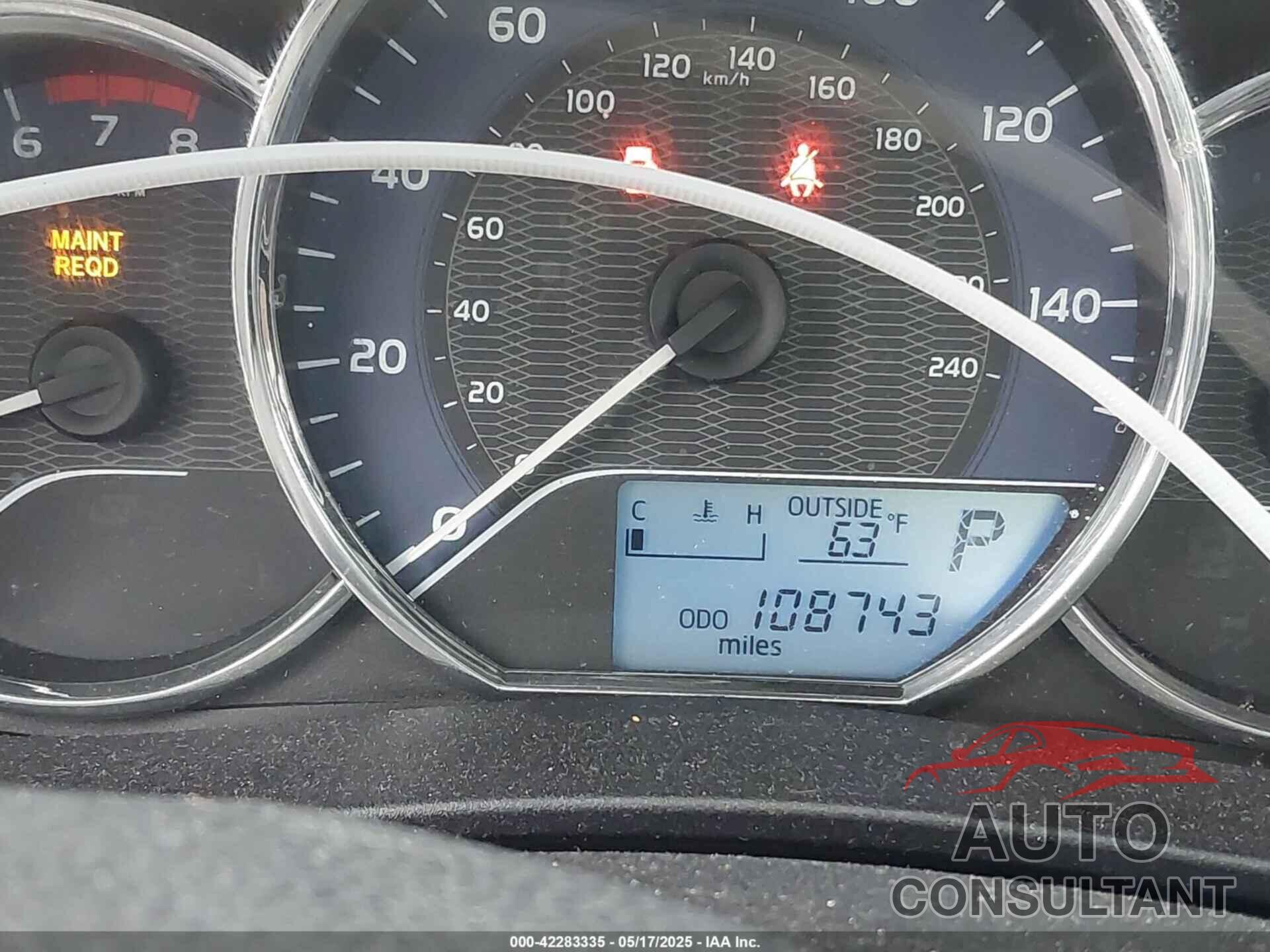 TOYOTA COROLLA 2016 - 5YFBURHE0GP463712