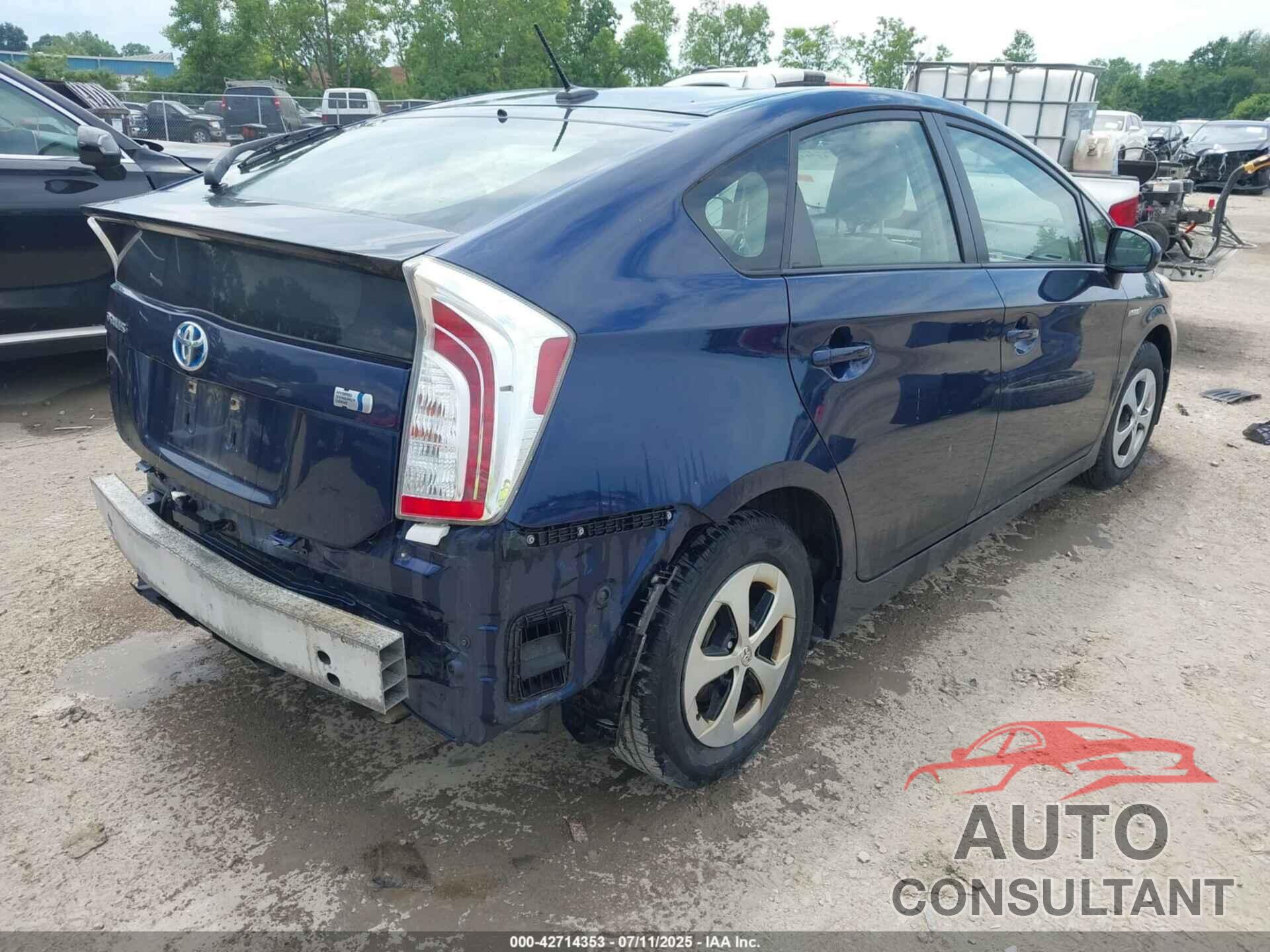 TOYOTA PRIUS 2013 - JTDKN3DU5D1676887