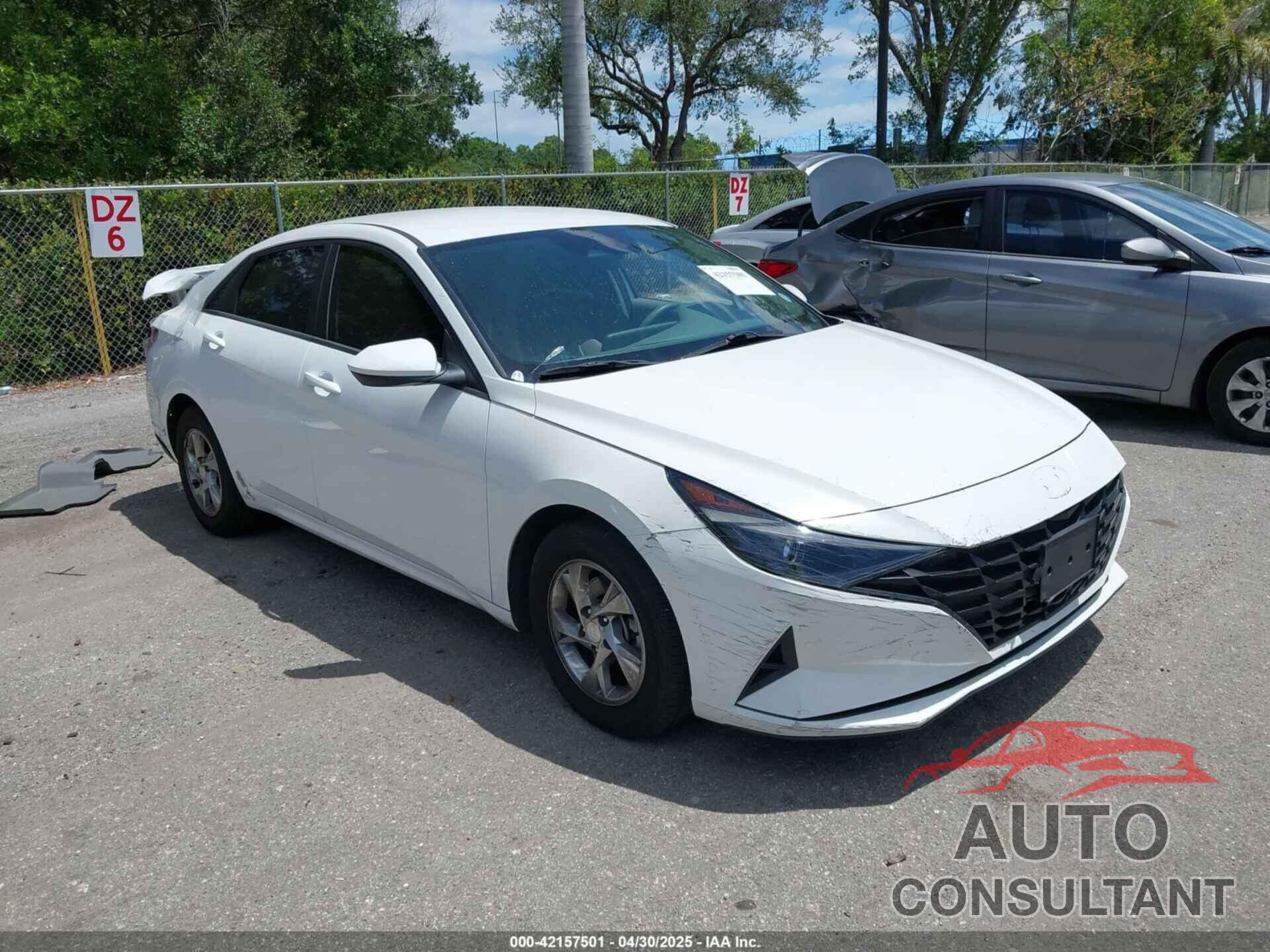 HYUNDAI ELANTRA 2021 - 5NPLL4AGXMH042269