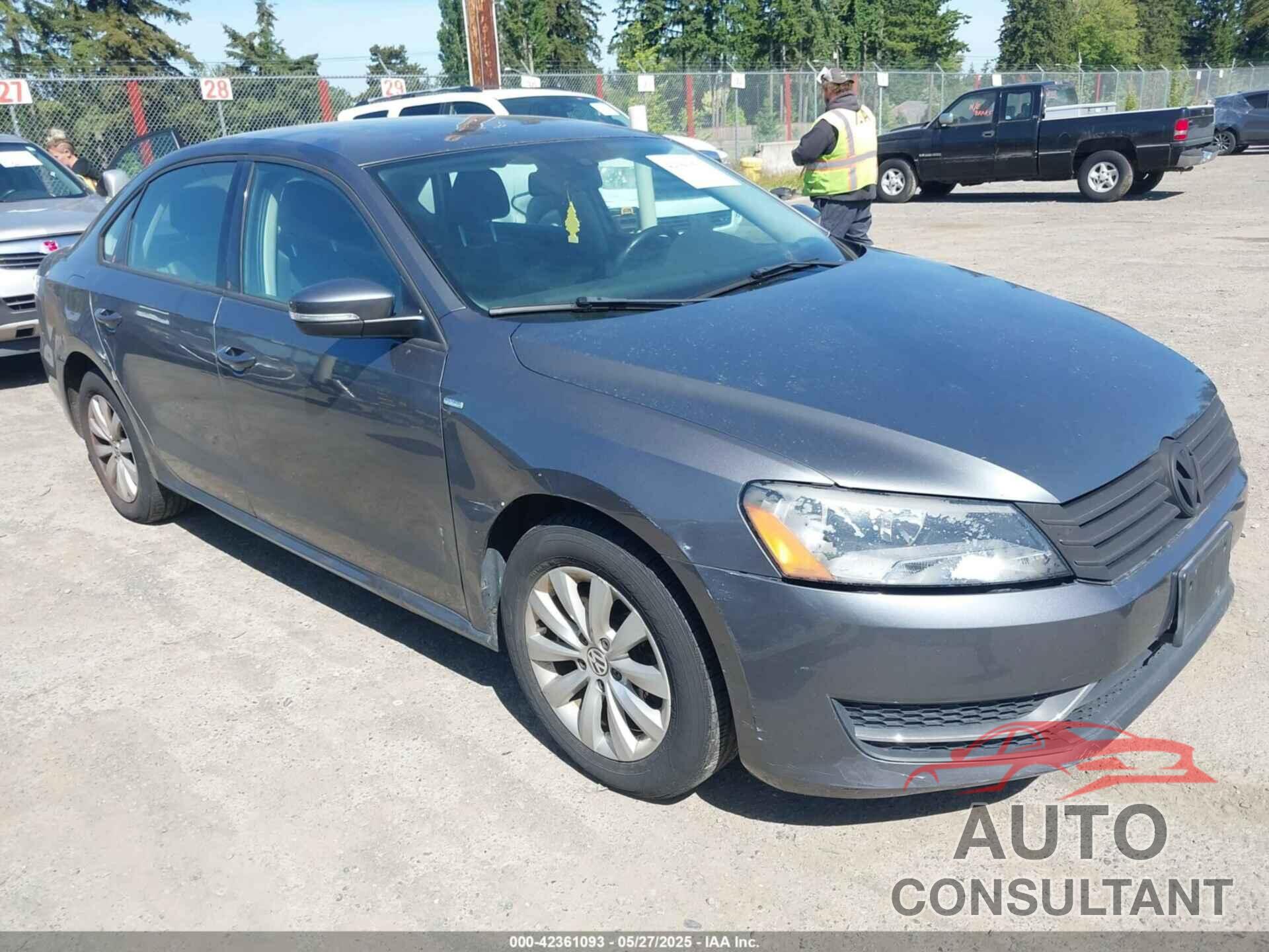 VOLKSWAGEN PASSAT 2015 - 1VWAT7A39FC063034