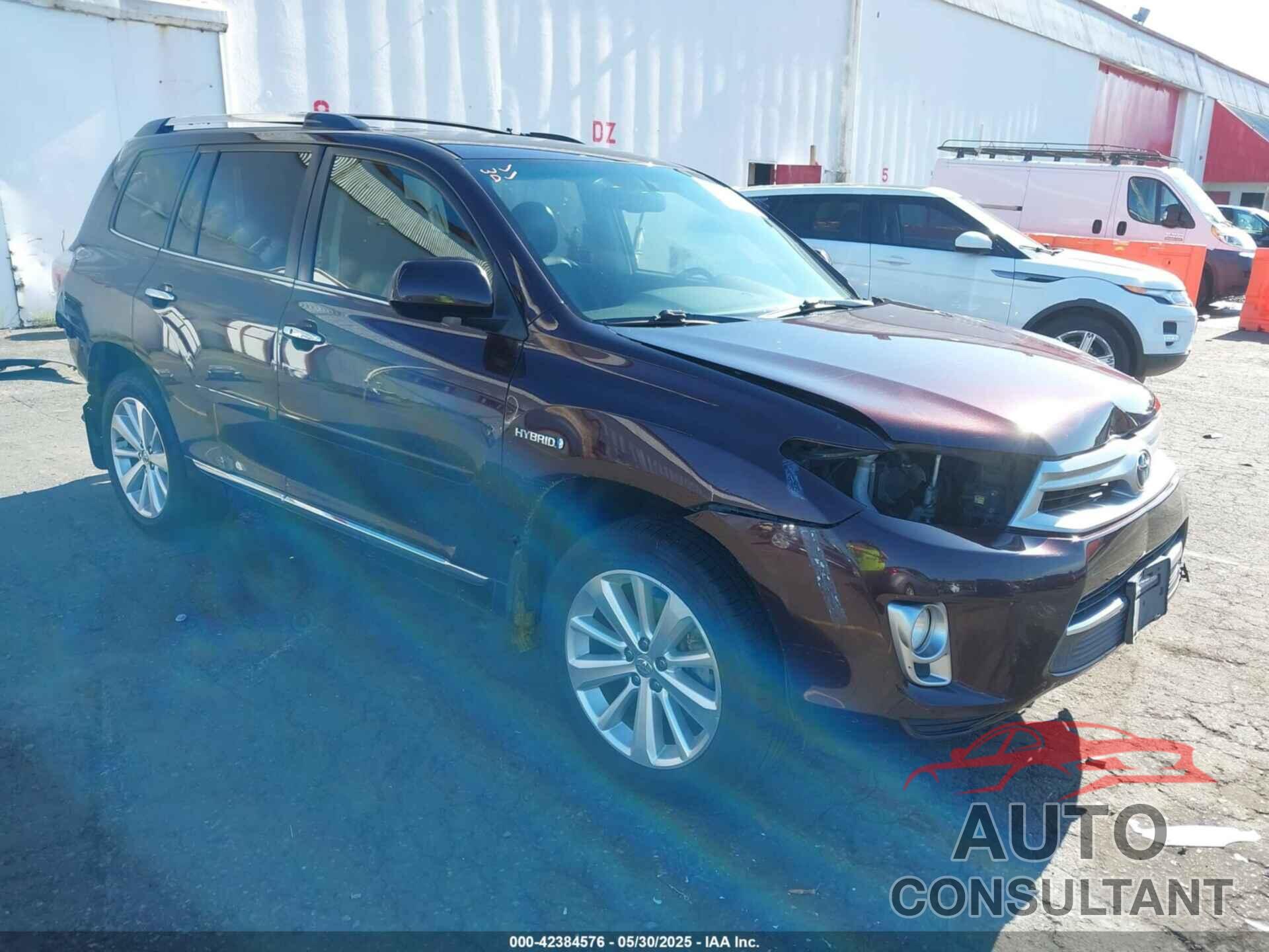 TOYOTA HIGHLANDER HYBRID 2013 - JTEDC3EH1D2011037