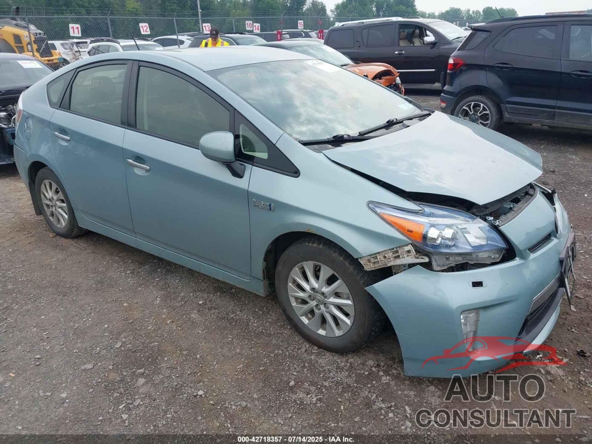 TOYOTA PRIUS PLUG-IN 2012 - JTDKN3DP4C3024369