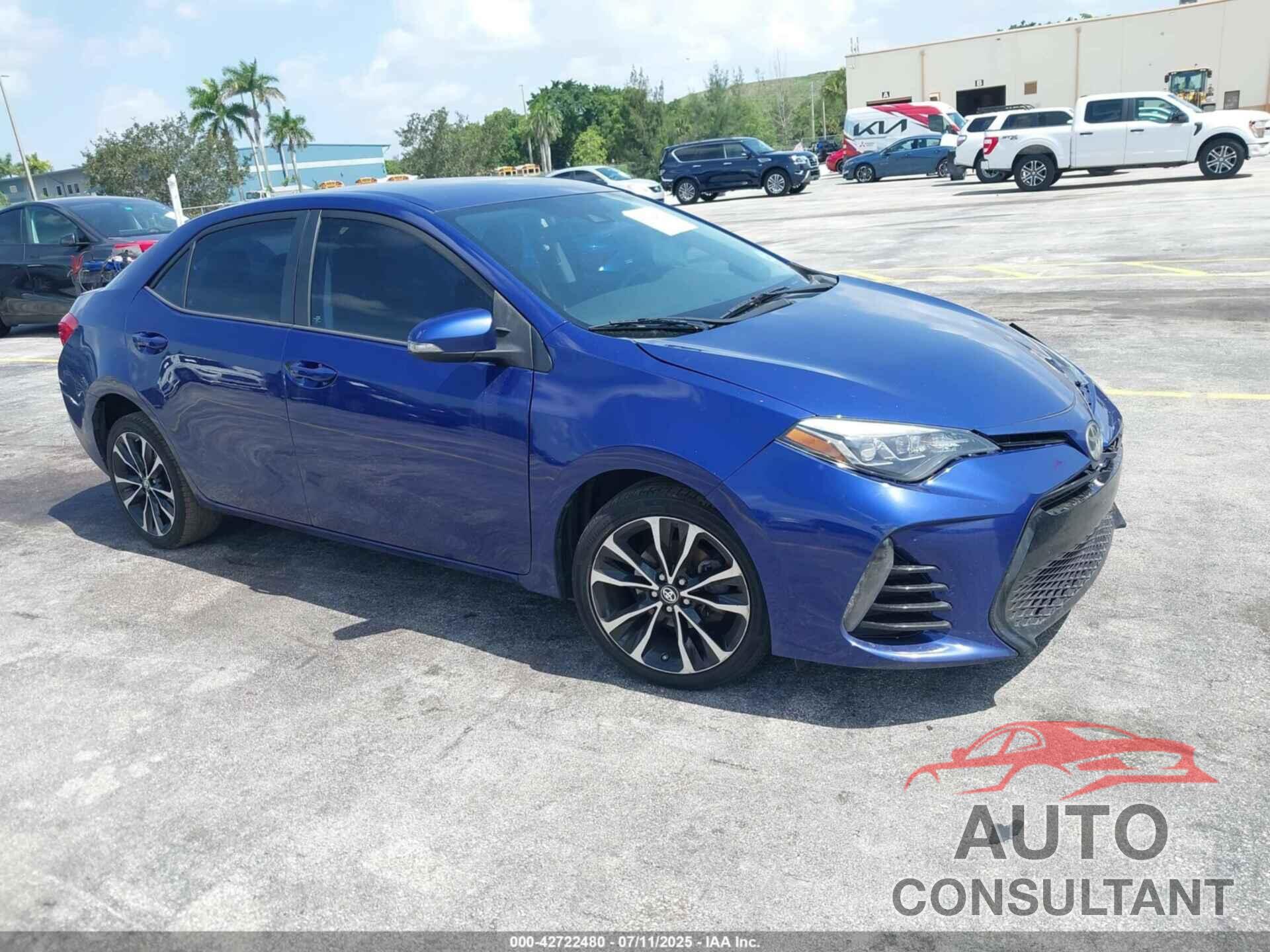 TOYOTA COROLLA 2017 - 2T1BURHE5HC774361