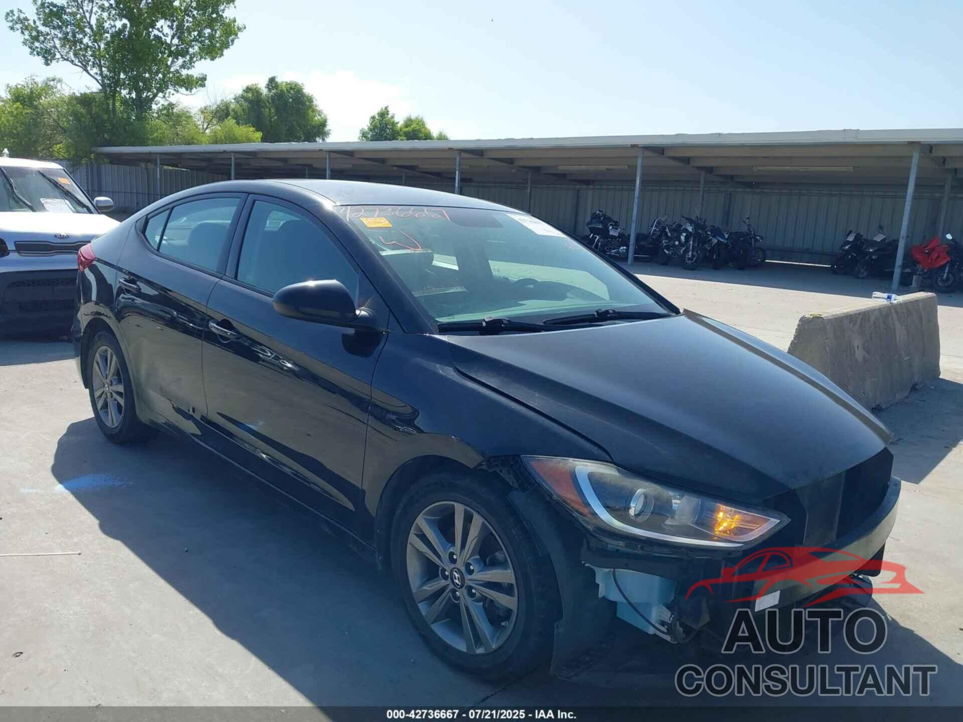 HYUNDAI ELANTRA 2018 - 5NPD84LF9JH229282