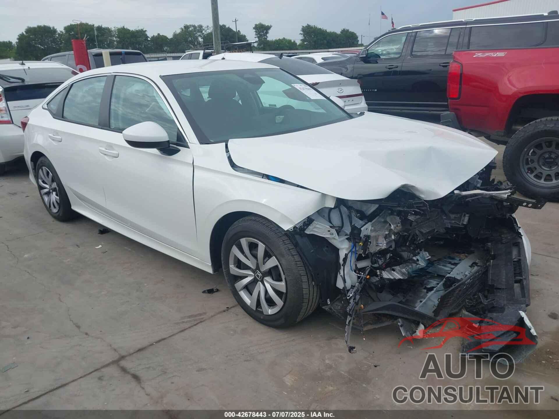 HONDA CIVIC 2025 - 2HGFE2F27SH590052