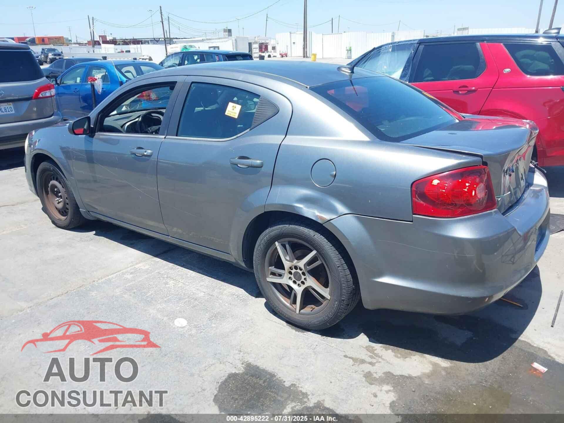 DODGE AVENGER 2013 - 1C3CDZAB4DN610874
